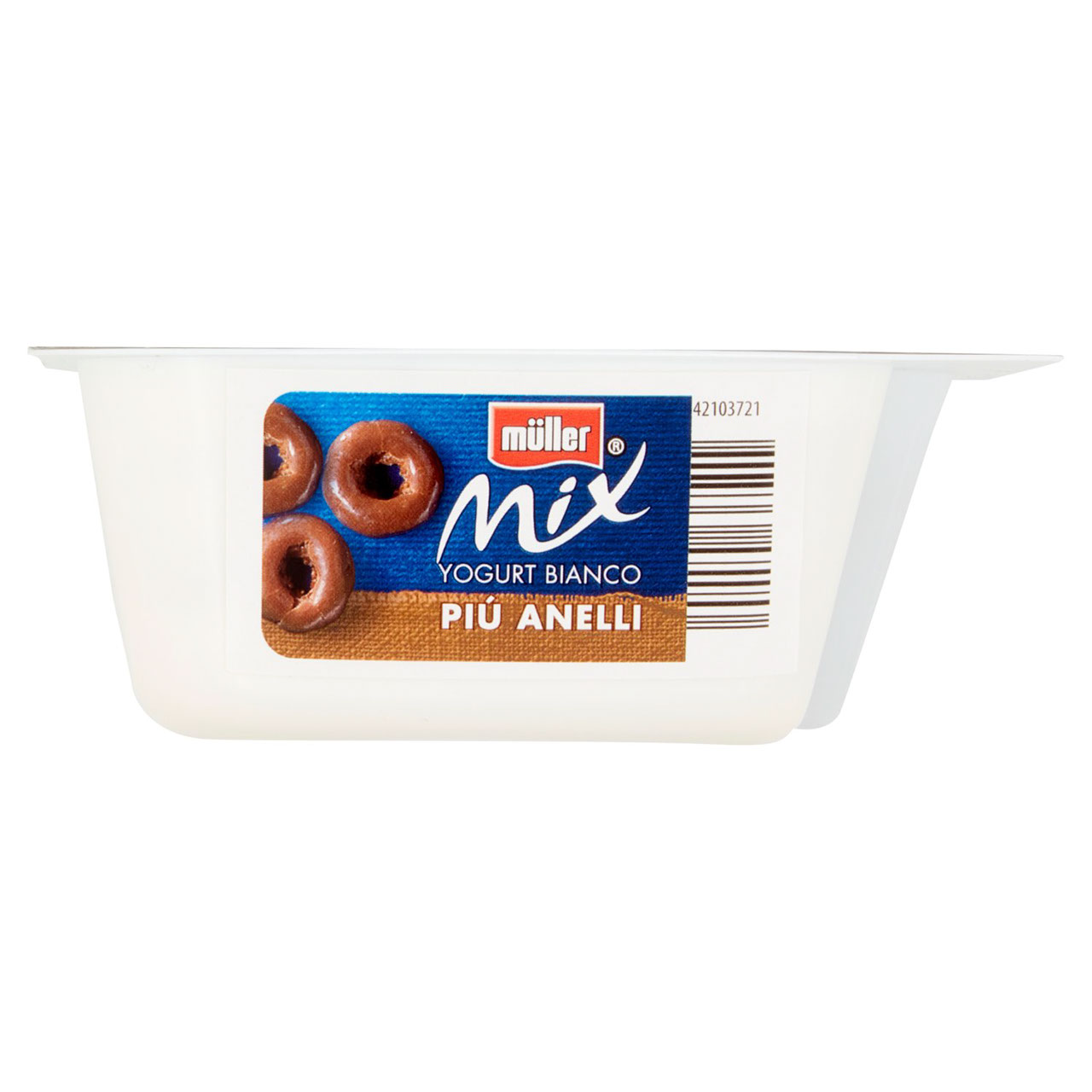 Mix Yogurt Bianco e Anelli al Cioccolato Müller