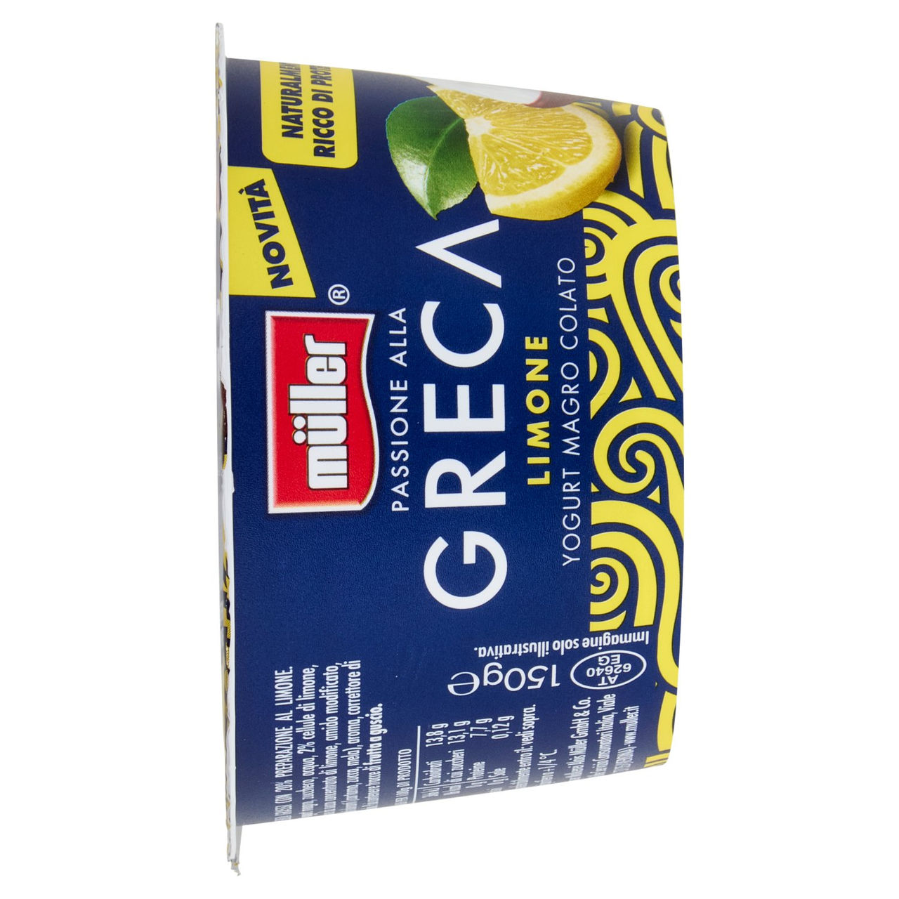müller Passione alla Greca Limone Yogurt Magro Colato 150 g