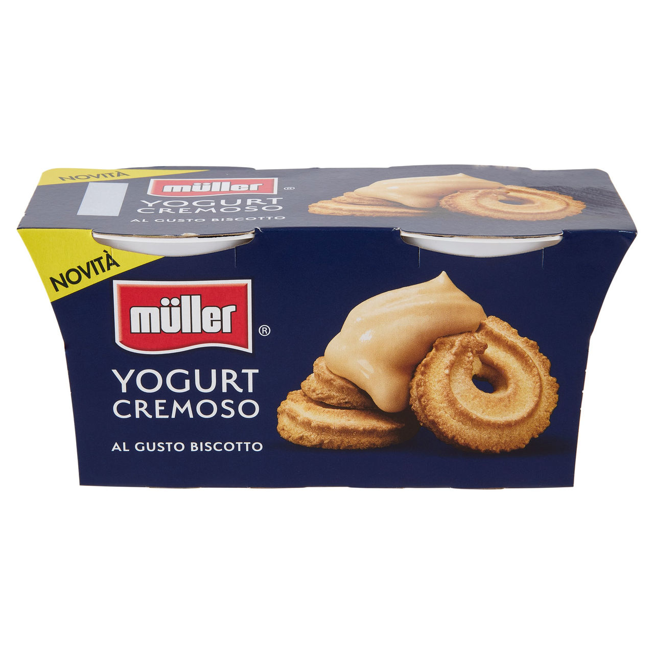 müller Yogurt Cremoso al Gusto Biscotto 2 x 125 g