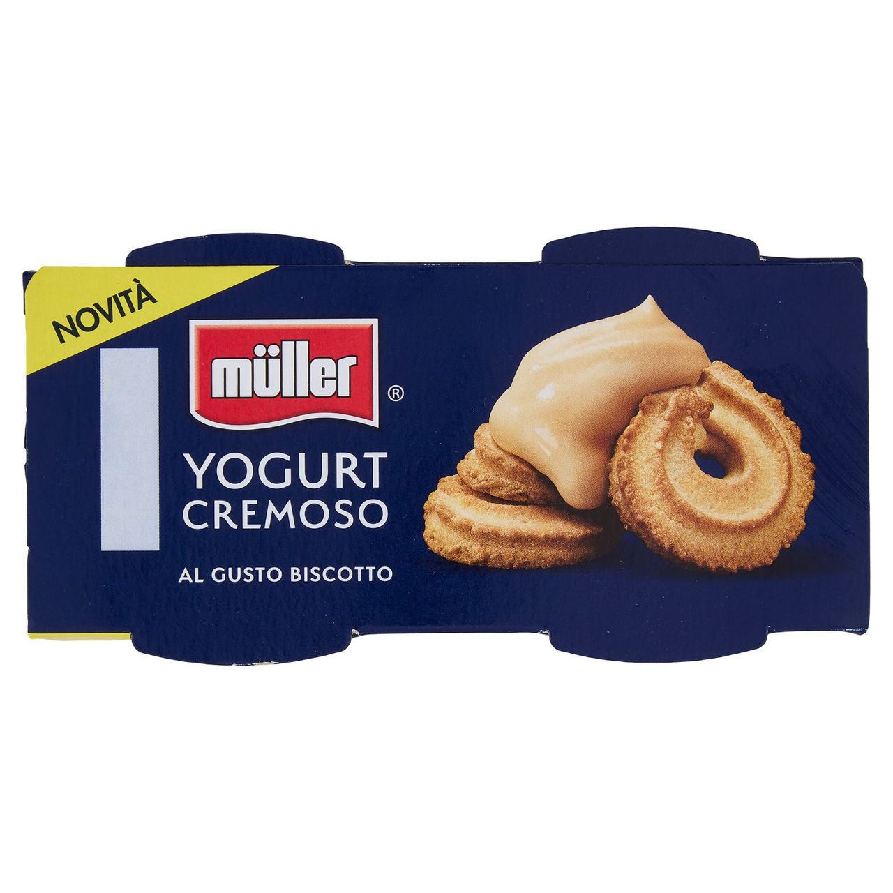 müller Yogurt Cremoso al Gusto Biscotto 2 x 125 g