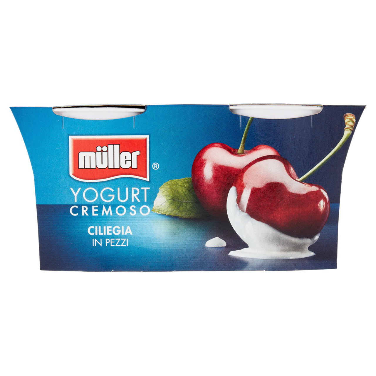 Müller Yogurt Cremoso Ciliegia a Pezzi 2x125g