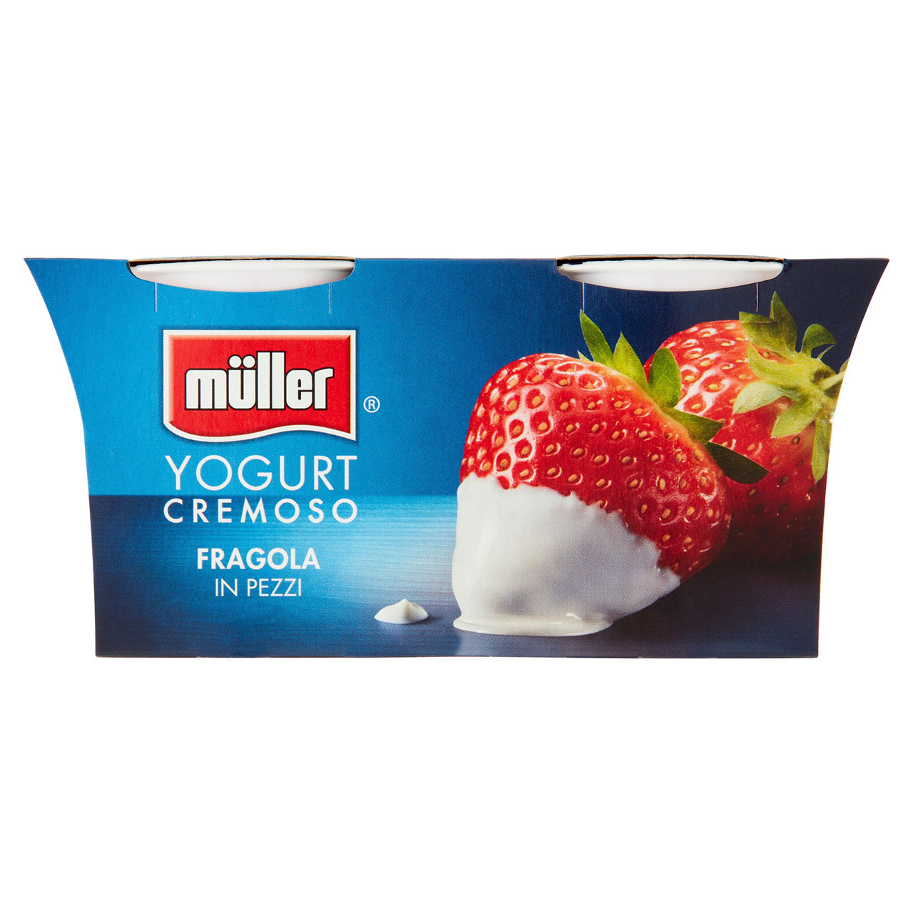 Müller Yogurt Cremoso Fragola in Pezzi 2x125g