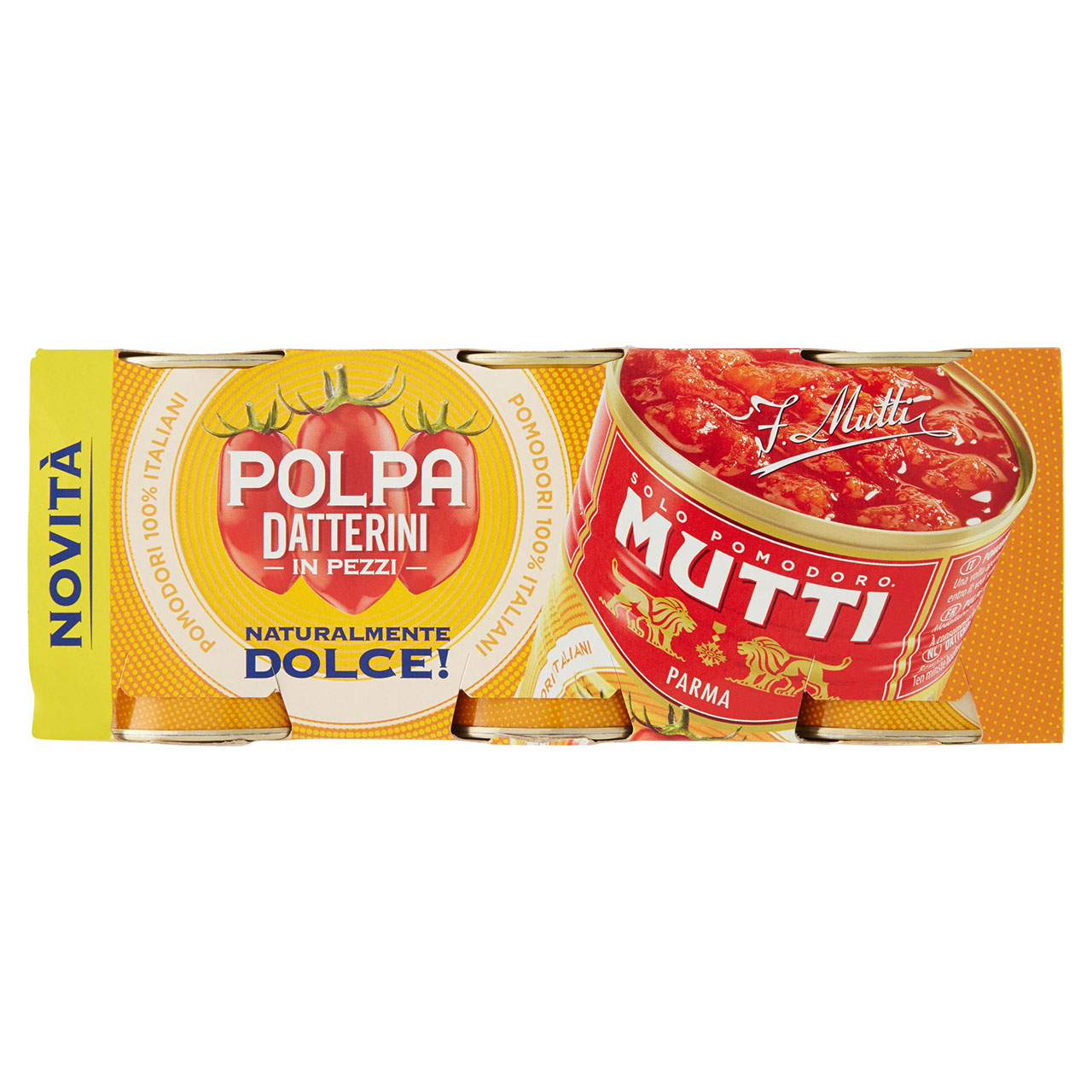 Mutti Polpa Datterini in Pezzi 3 x 300 g