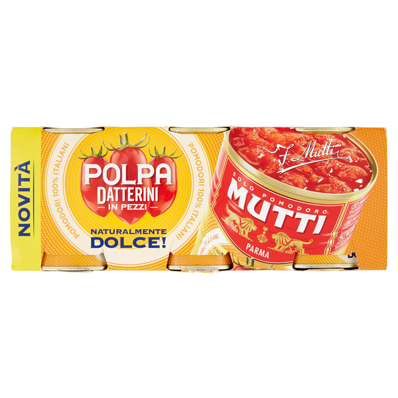 Mutti Polpa Datterini in Pezzi 3 x 300 g