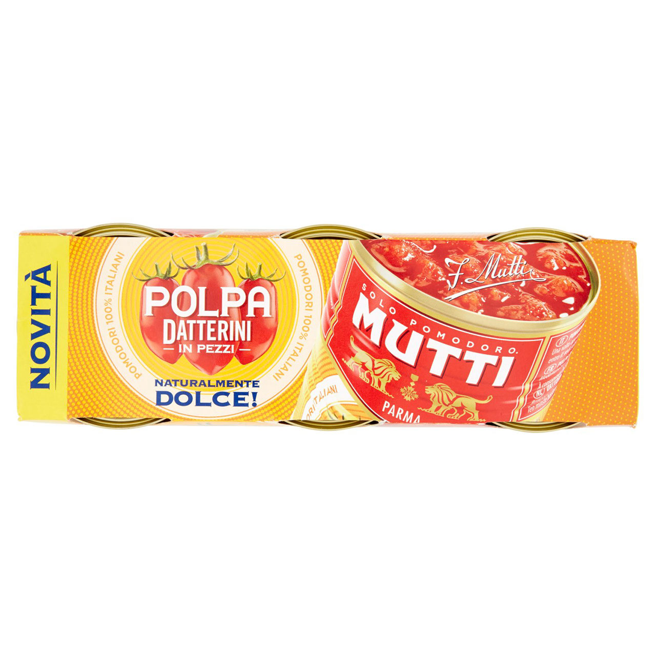 Mutti Polpa Datterini in Pezzi 3 x 300 g
