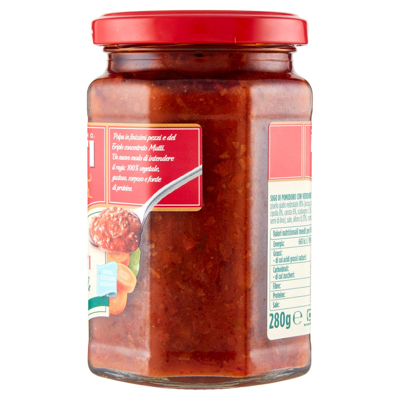Mutti Ragù alla Mutti 100% Vegetale 280 g