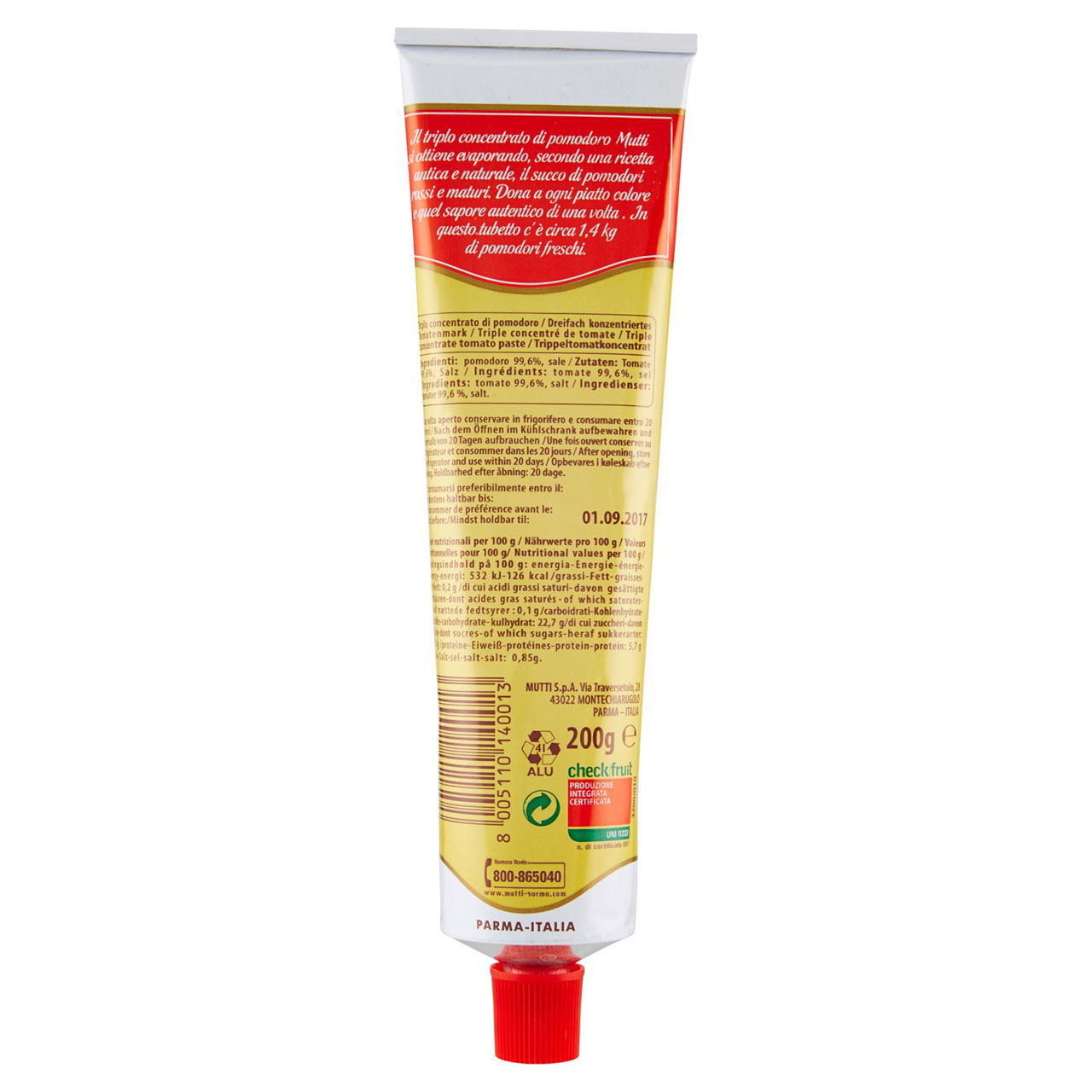 Mutti Triplo Concentrato di Pomodoro 200 g
