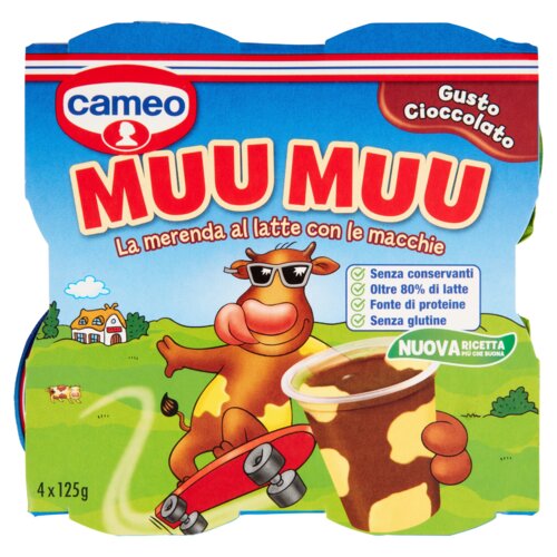 Muu Muu Cioccolato 4 x 125 g Cameo