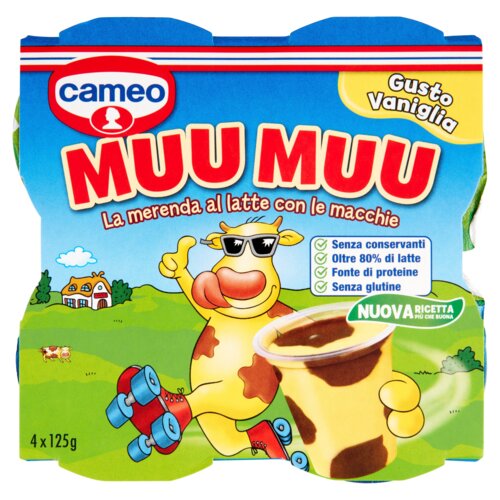 Muu Muu Vaniglia 4 x 125 g Cameo