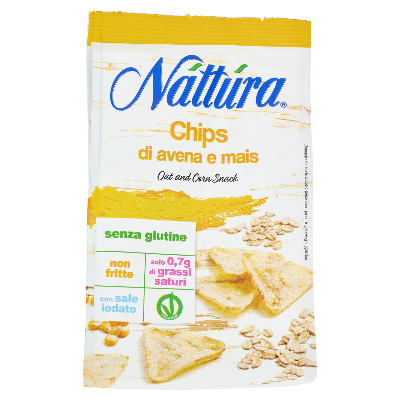 Náttúra Chips di avena e mais 60 g