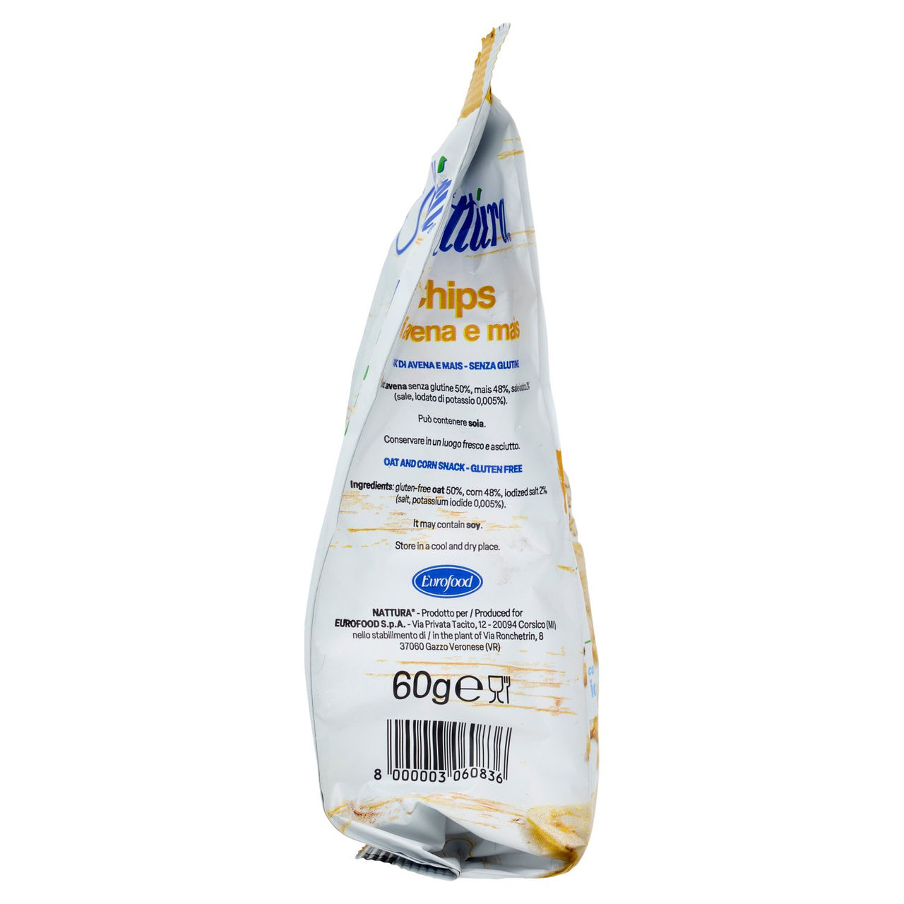 Náttúra Chips di avena e mais 60 g