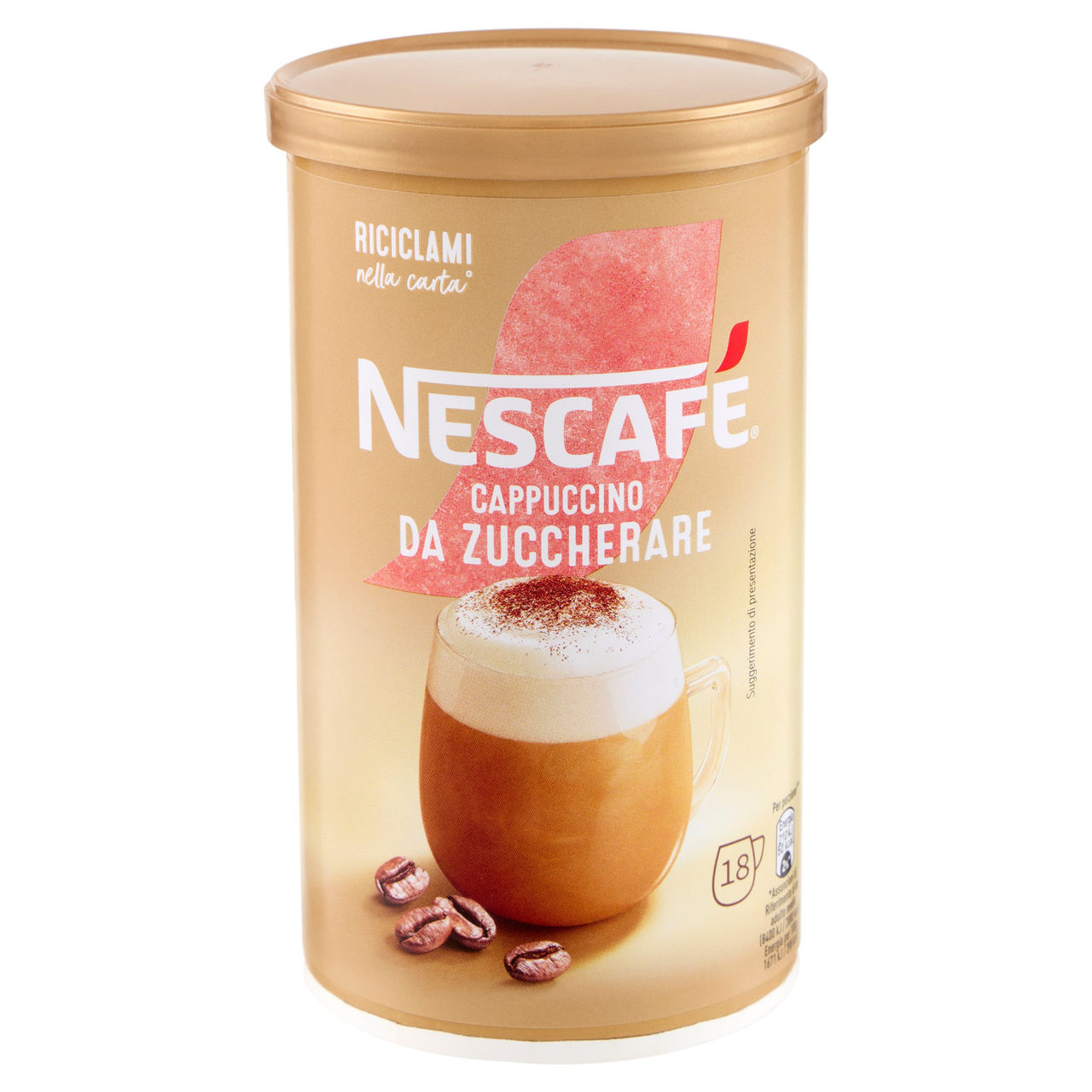 NESCAFÉ Cappuccino Da Zuccherare Solubile Barattolo 225g