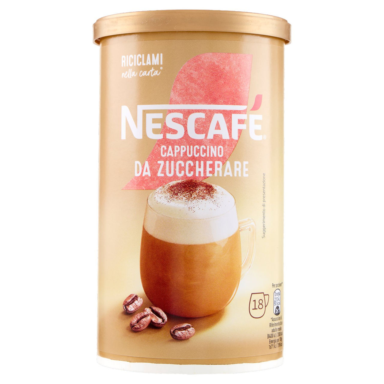 NESCAFÉ Cappuccino Da Zuccherare Solubile Barattolo 225g