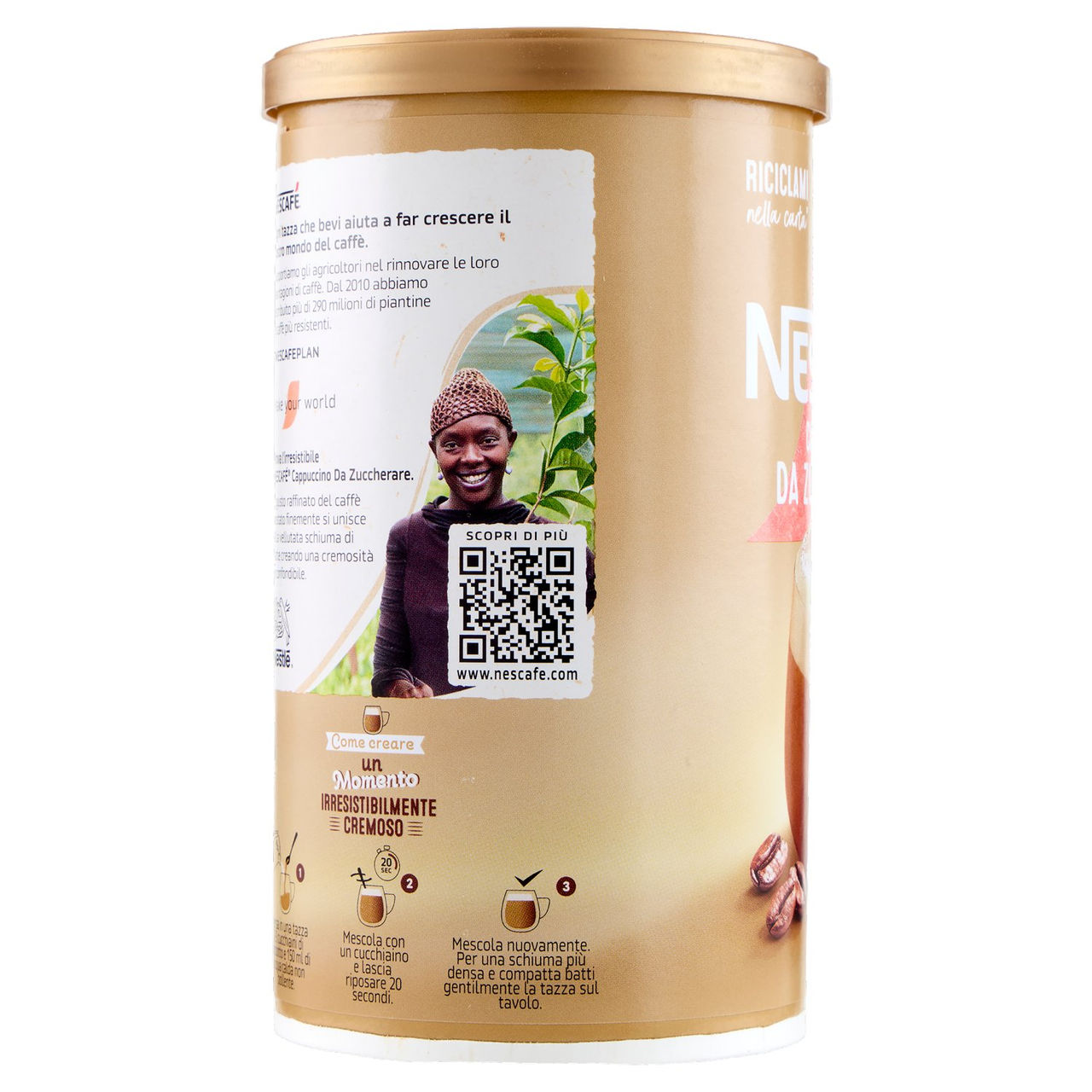 NESCAFÉ Cappuccino Da Zuccherare Solubile Barattolo 225g
