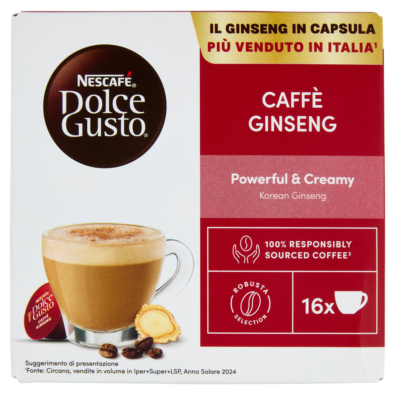 NESCAFÉ DOLCE GUSTO Caffè Ginseng 16 capsule 108,8g