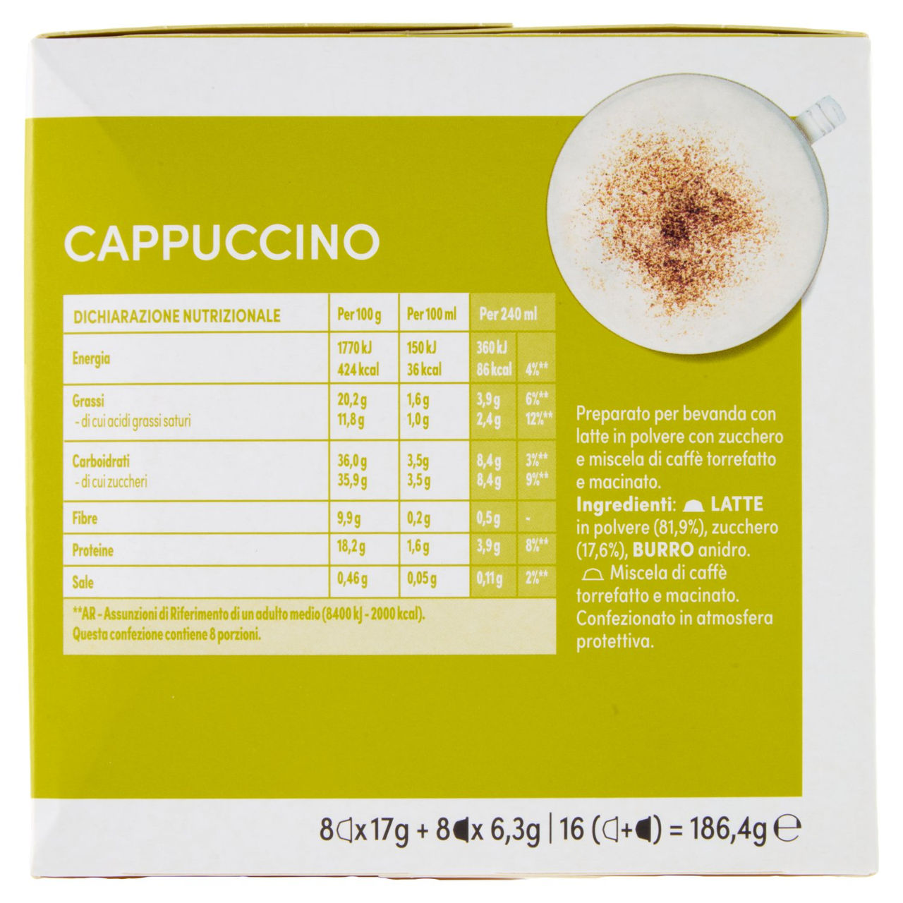 NESCAFÉ DOLCE GUSTO Cappuccino 16 Capsule 186,4g