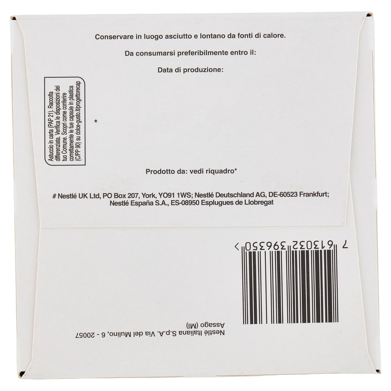 NESCAFÉ DOLCE GUSTO Cortado Espresso Macch Caffè 16 Capsule Compatibili Nescafé Dolce Gusto 100,8g
