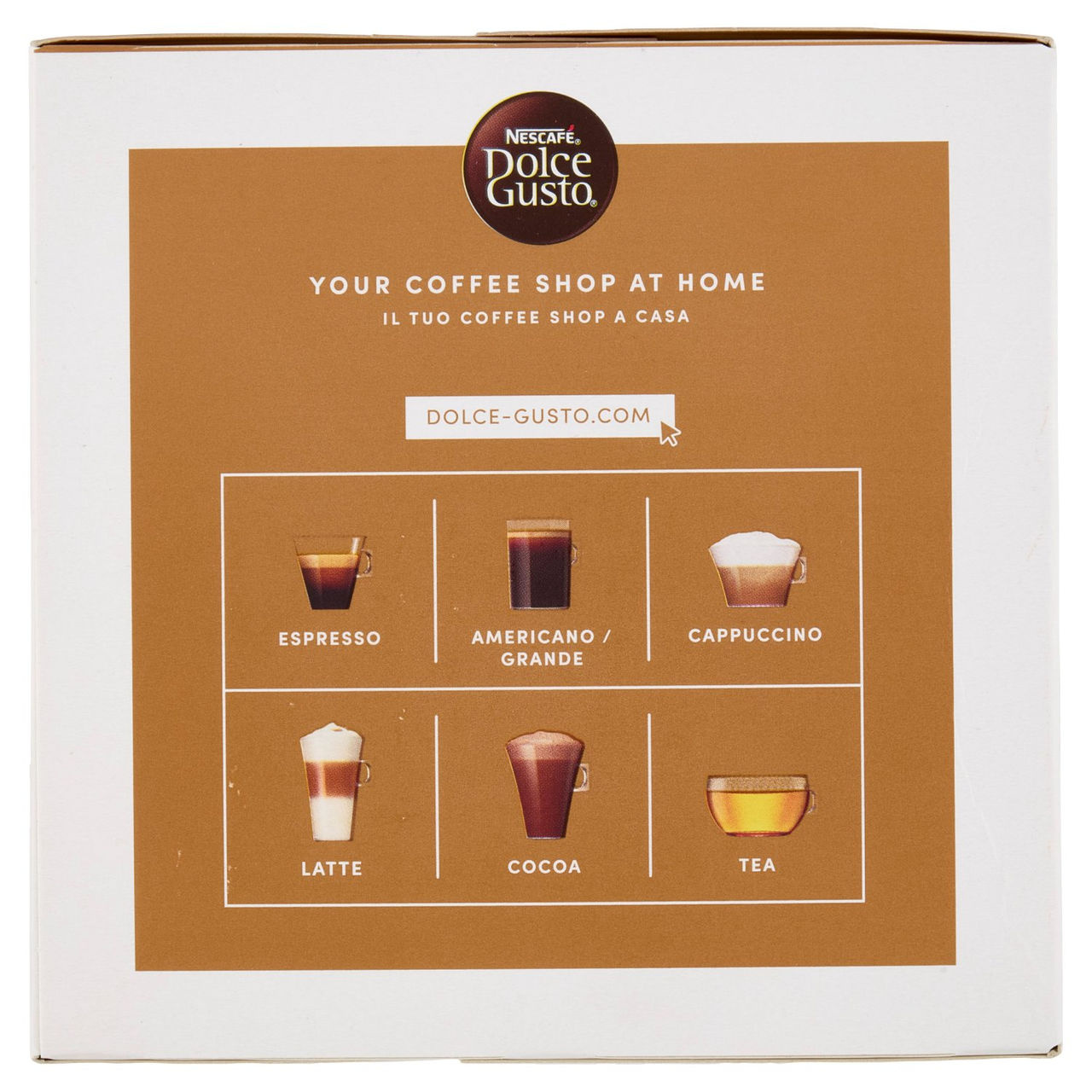 NESCAFÉ DOLCE GUSTO Cortado Espresso Macch Caffè 16 Capsule Compatibili Nescafé Dolce Gusto 100,8g