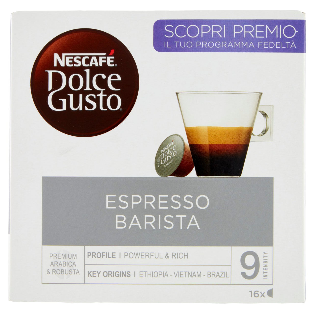 Nescafé Dolce Gusto Caffè Espresso Barista 16 capsule