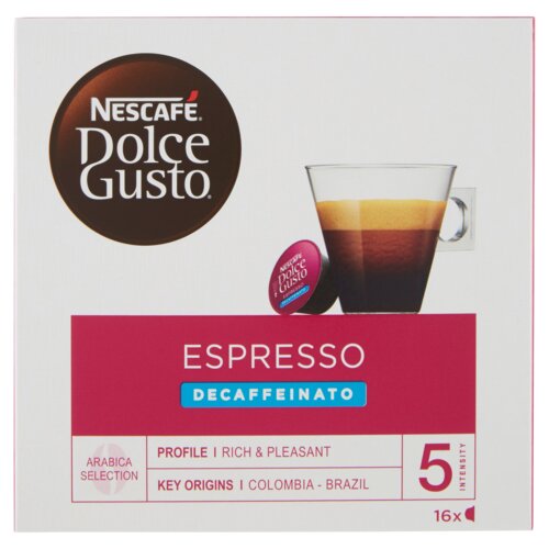 Nescafé Dolce Gusto Espresso Decaffeinato caffè espresso decaffeinato 16 capsule (16 tazze)
