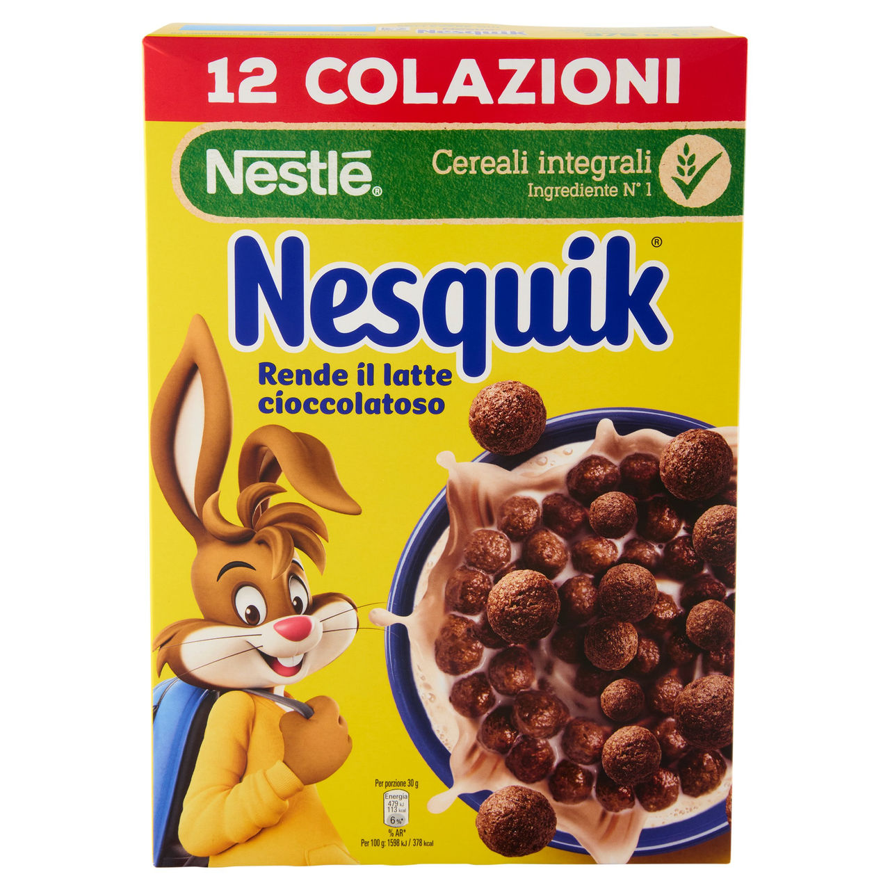 NESQUIK Palline con Cereali Integrali al Cacao 375g