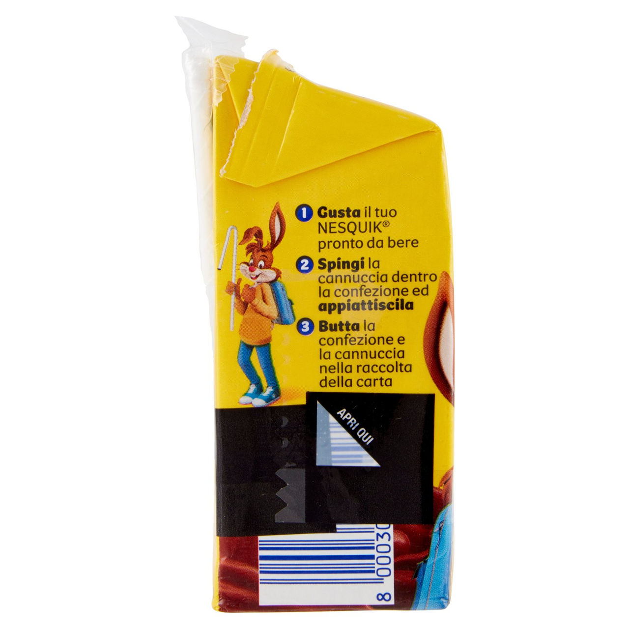 NESQUIK Pronto da Bere Bevanda a base di Latte e Cacao Solubile 3 brick da 180 ml