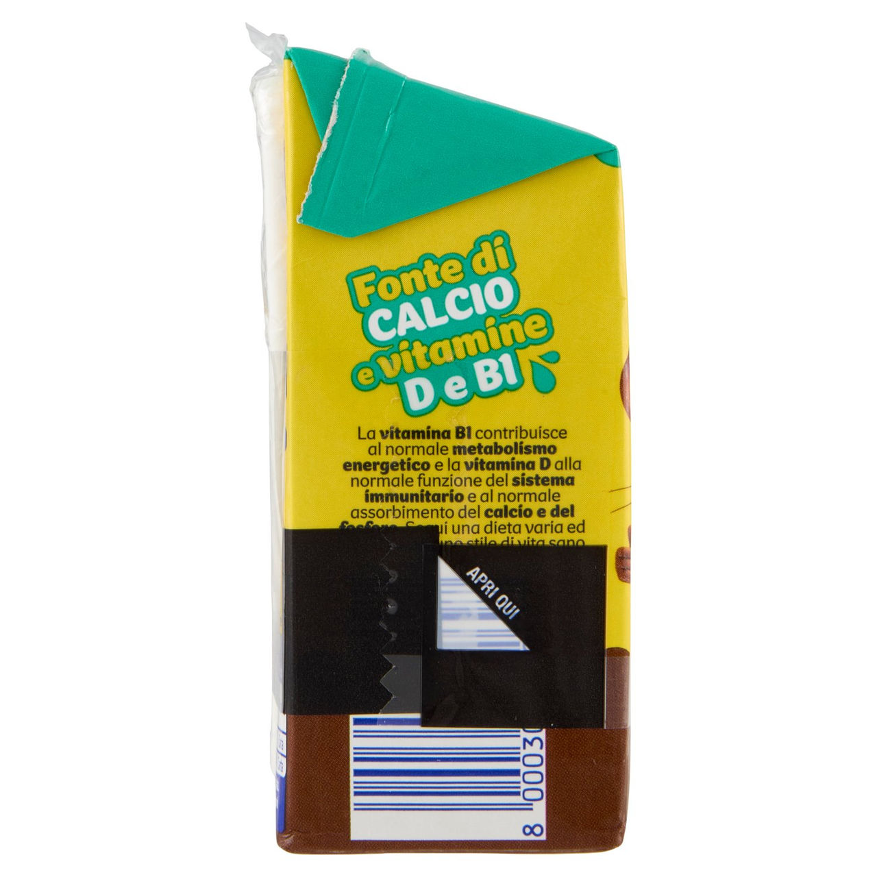 NESQUIK Pronto da Bere Senza Lattosio Latte e Cacao 3 Brick da 180ml