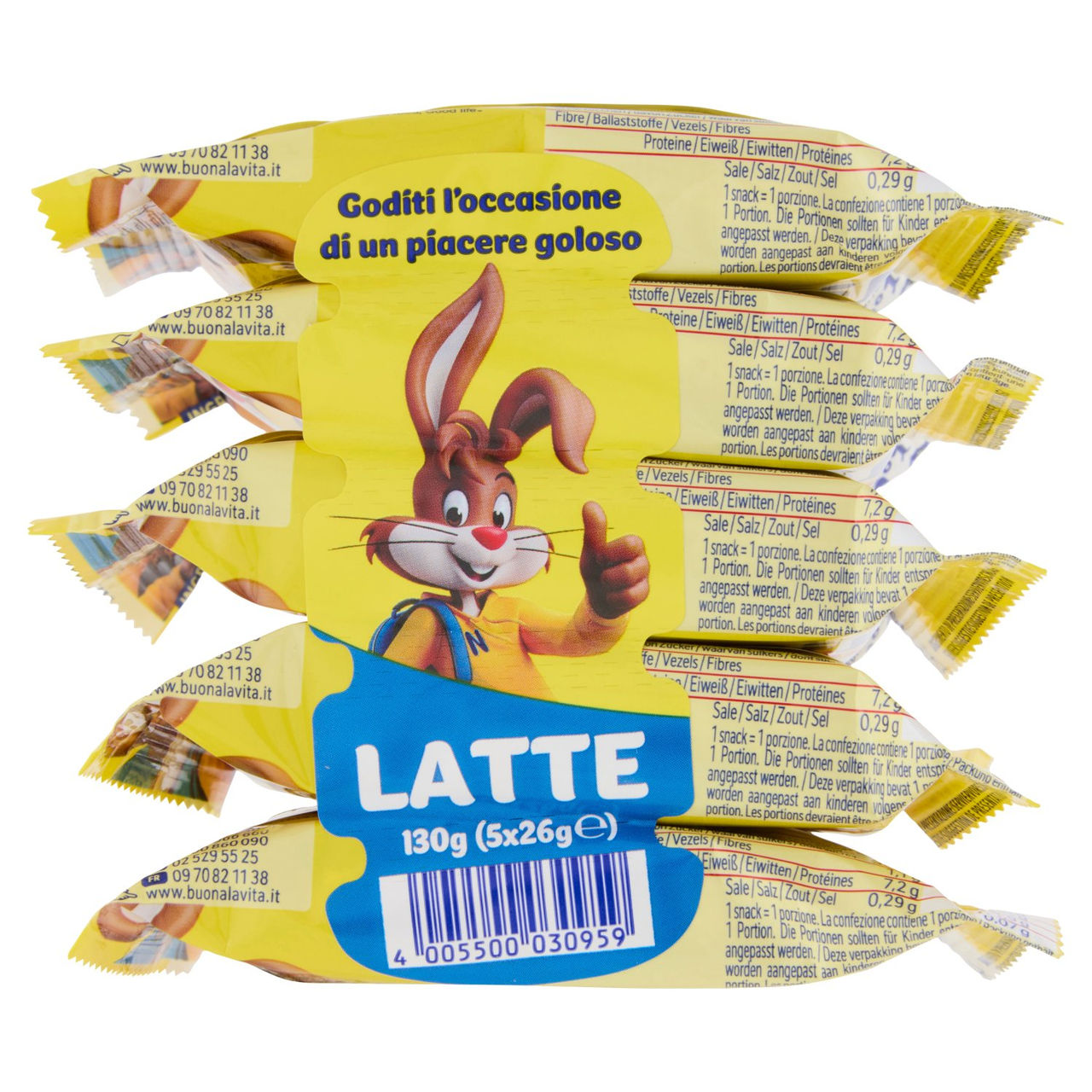 NESQUIK Snack Latte 5x26g
