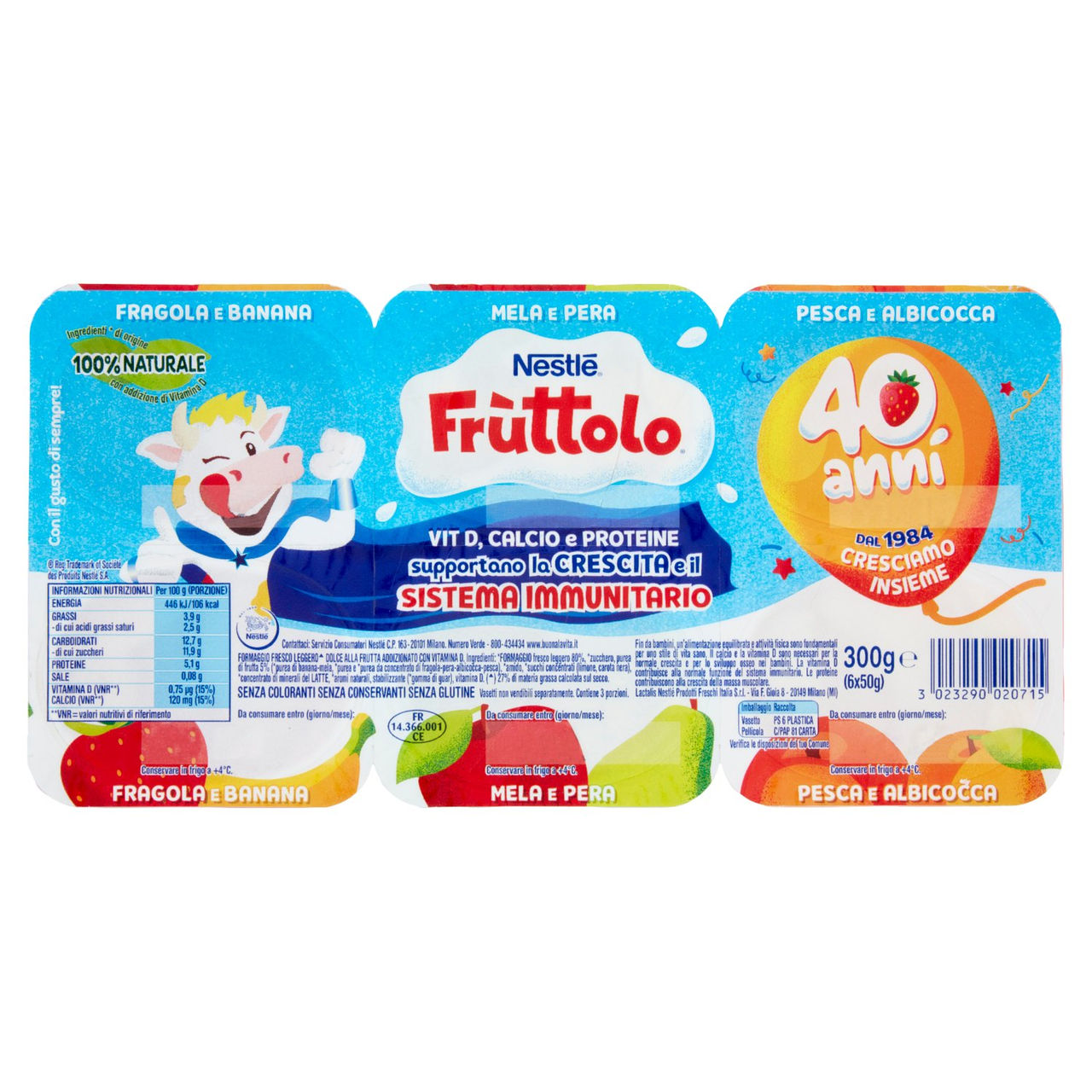 Fruttolo Frutti Misti 6x50g Nestlé vendita online