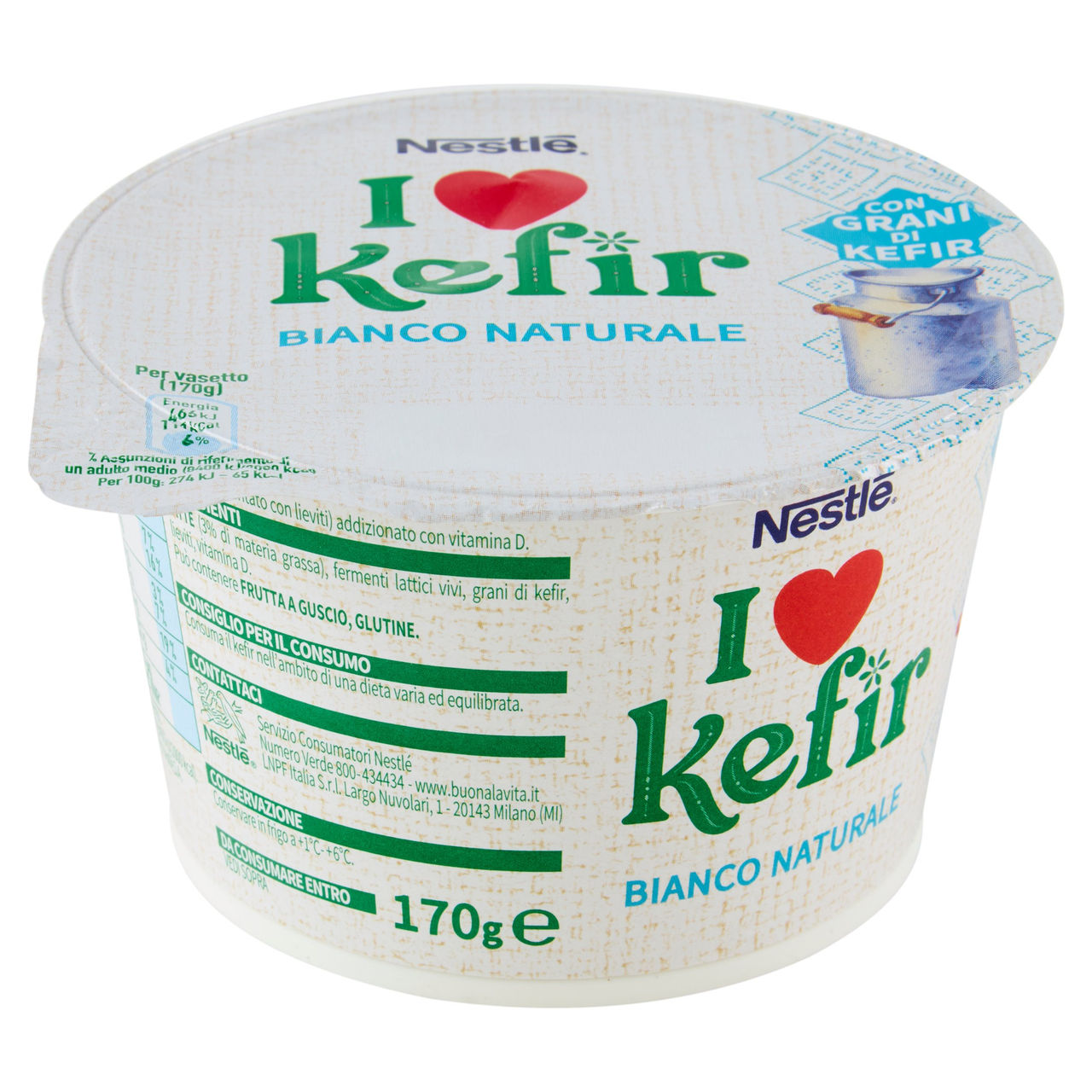 NESTLÉ I Love kefir Bianco Naturale 170g