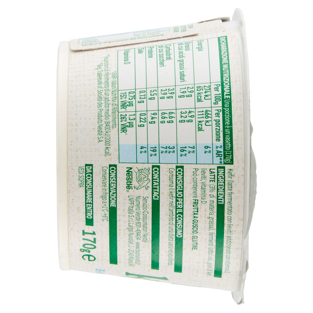 NESTLÉ I Love kefir Bianco Naturale 170g
