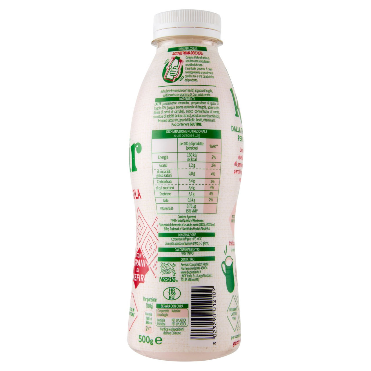 NESTLÉ I Love kefir Gusto Fragola 500 g