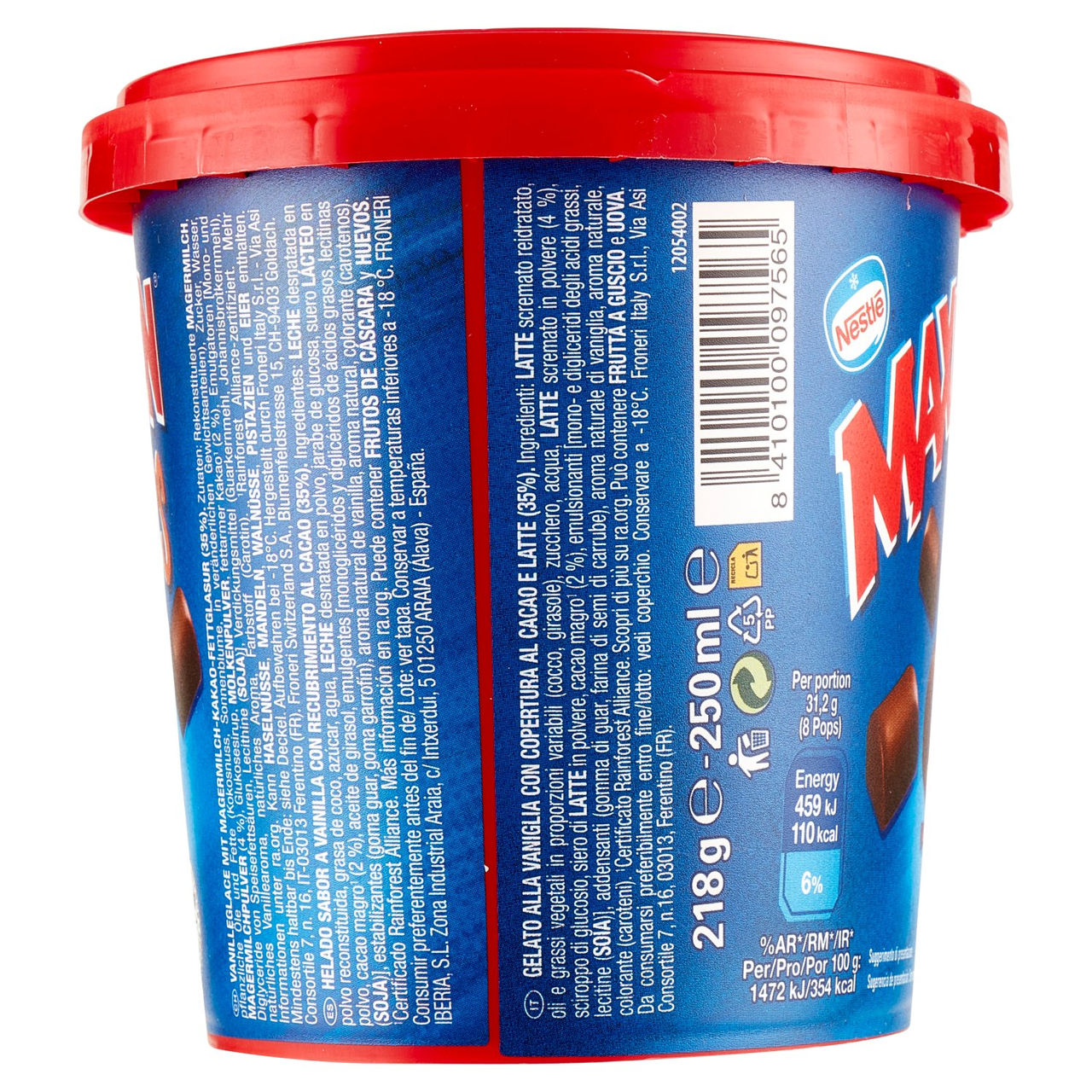NESTLÉ Maxibon Pops 218 g