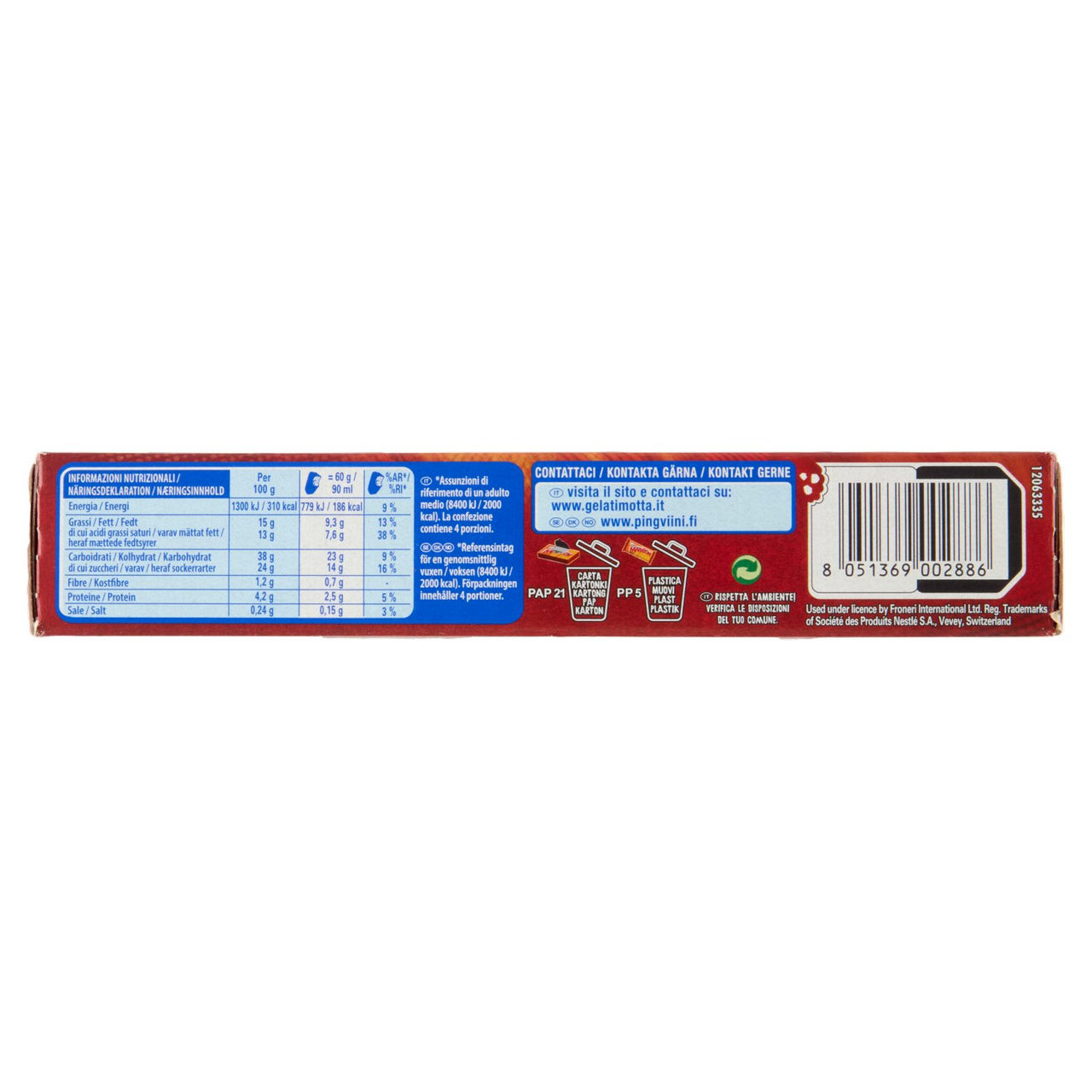 NESTLÉ Maxibon The Specials Cookie Choco Chips 4x60g