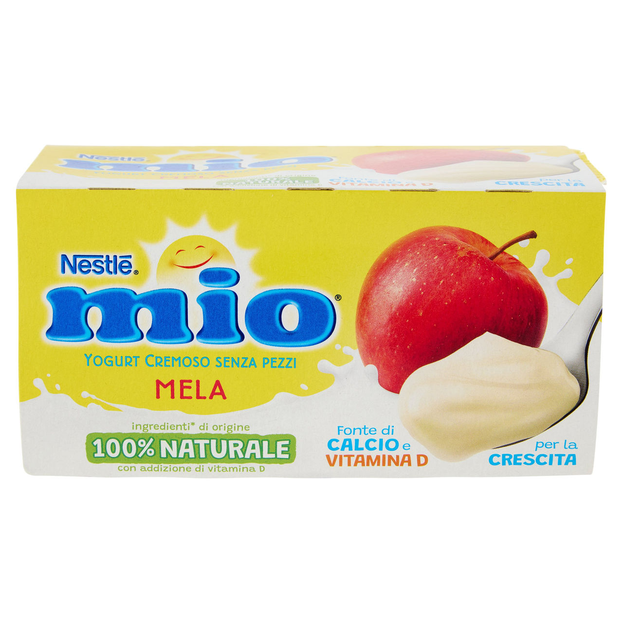 NESTLÉ MIO Yogurt Cremoso Senza Pezzi Mela 2x125g