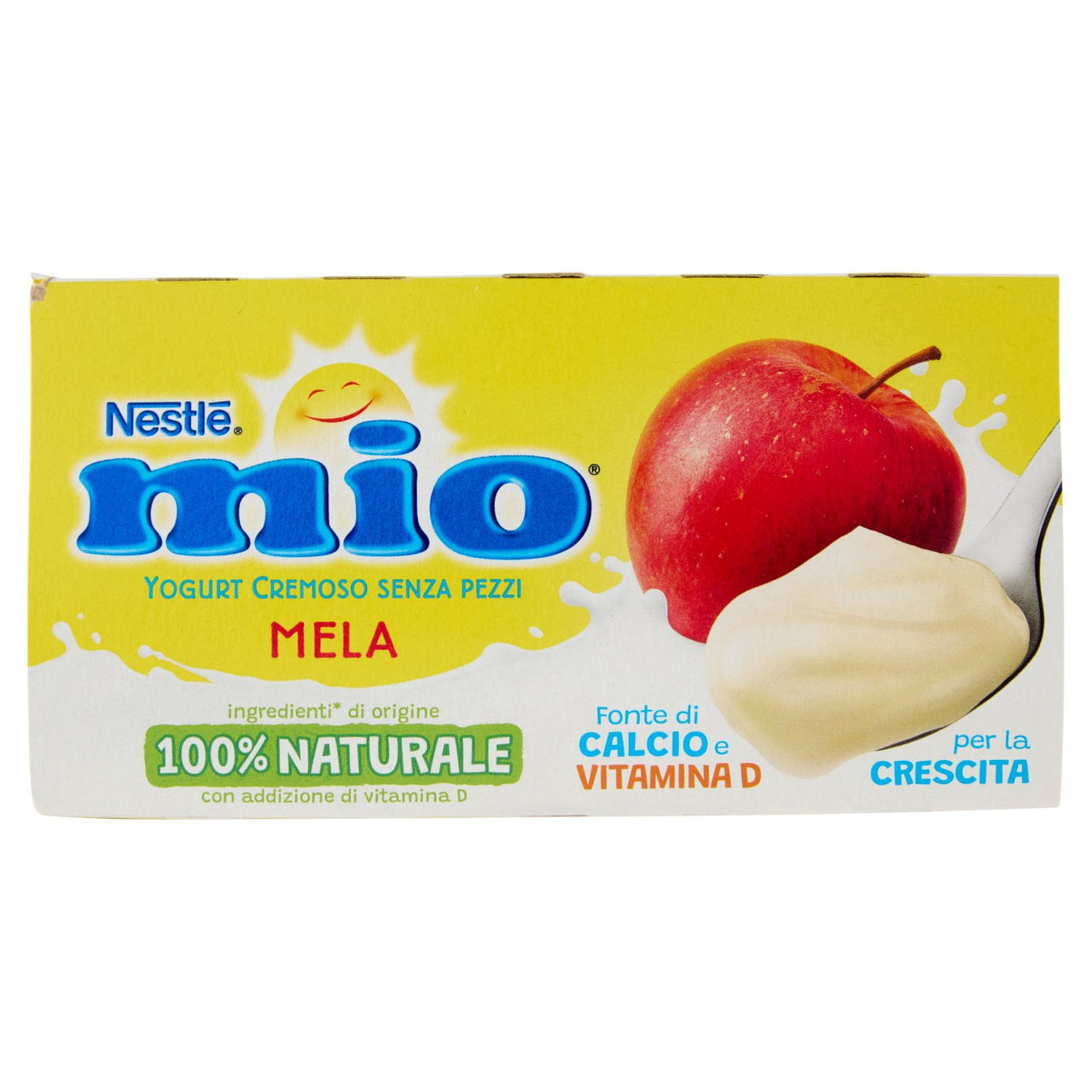 NESTLÉ MIO Yogurt Cremoso Senza Pezzi Mela 2x125g