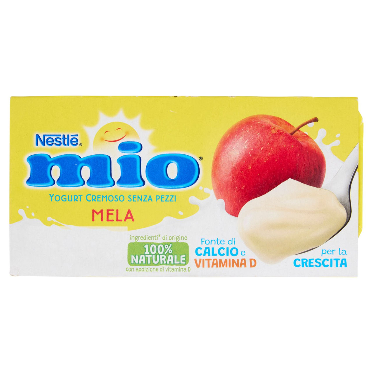 NESTLÉ MIO Yogurt Cremoso Senza Pezzi Mela 2x125g