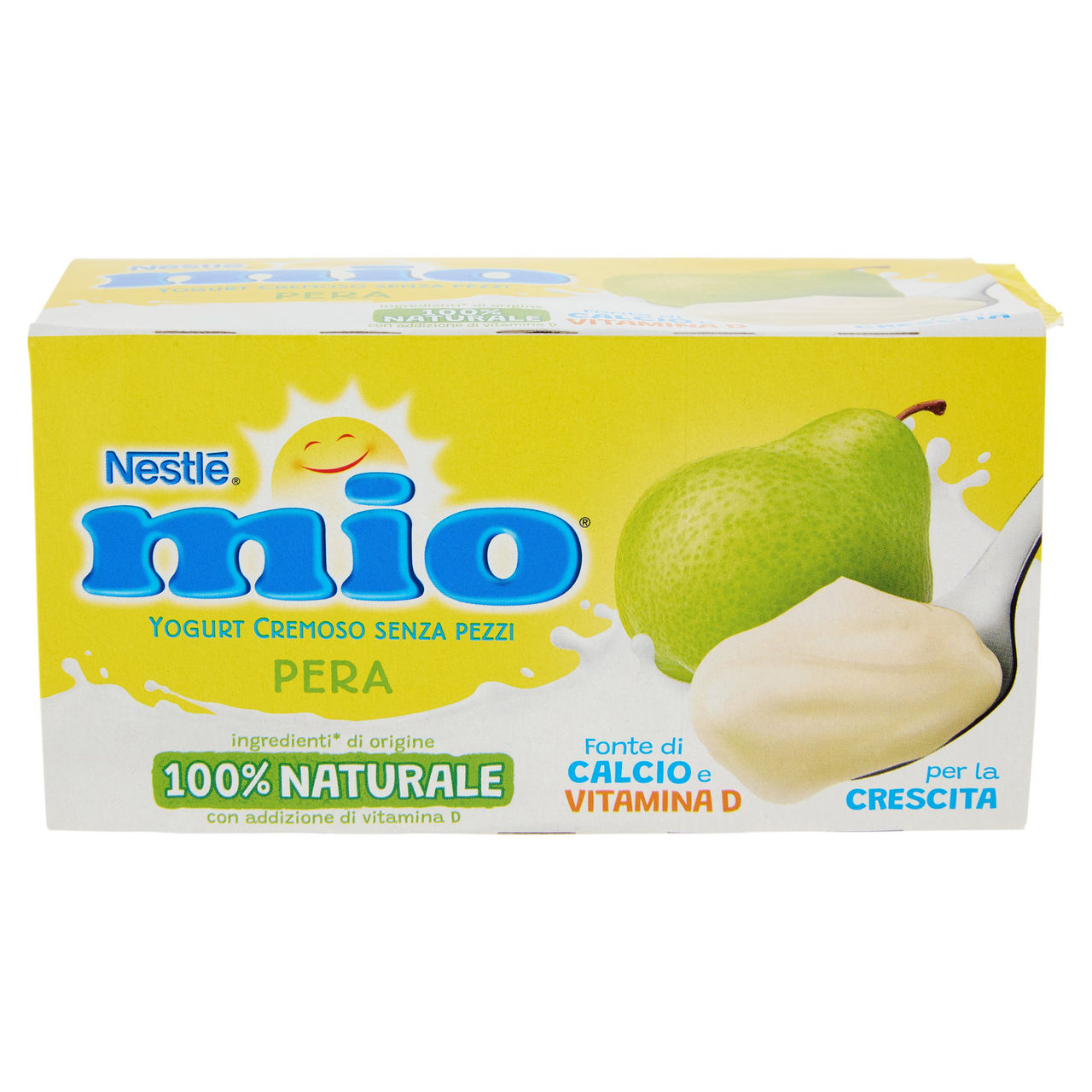 NESTLÉ MIO Yogurt Cremoso Senza Pezzi Pera 2x125g