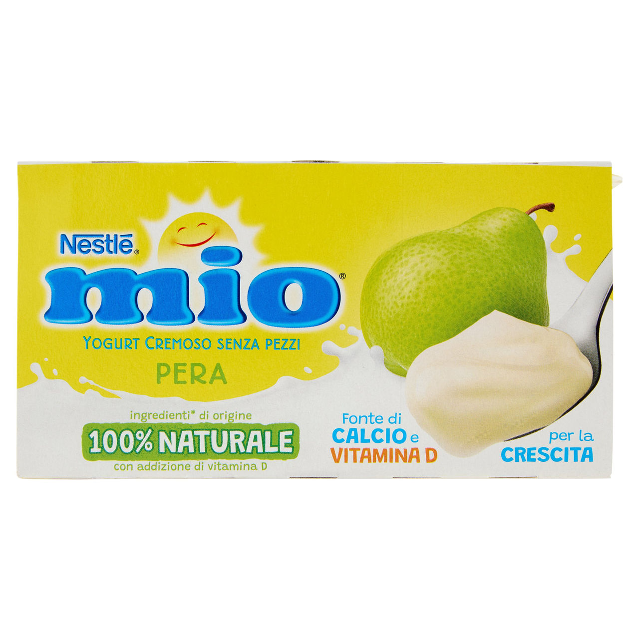 NESTLÉ MIO Yogurt Cremoso Senza Pezzi Pera 2x125g