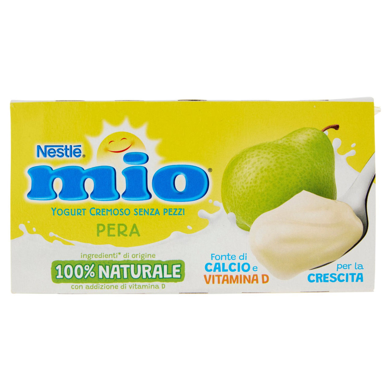 NESTLÉ MIO Yogurt Cremoso Senza Pezzi Pera 2x125g