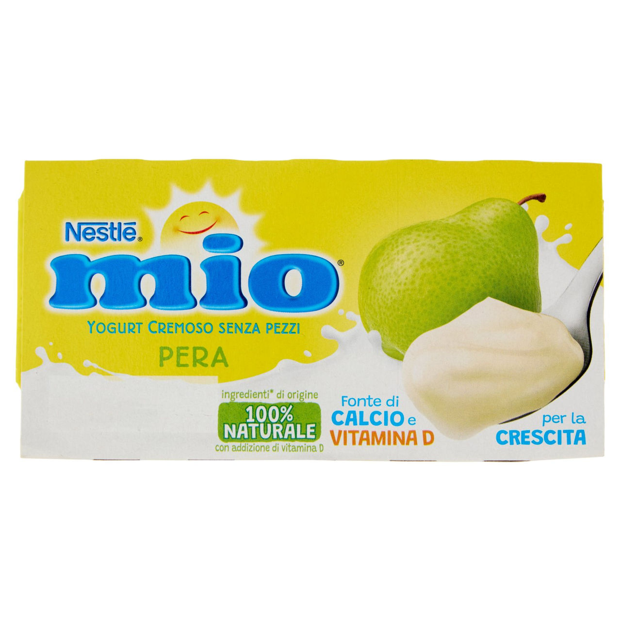 NESTLÉ MIO Yogurt Cremoso Senza Pezzi Pera 2x125g