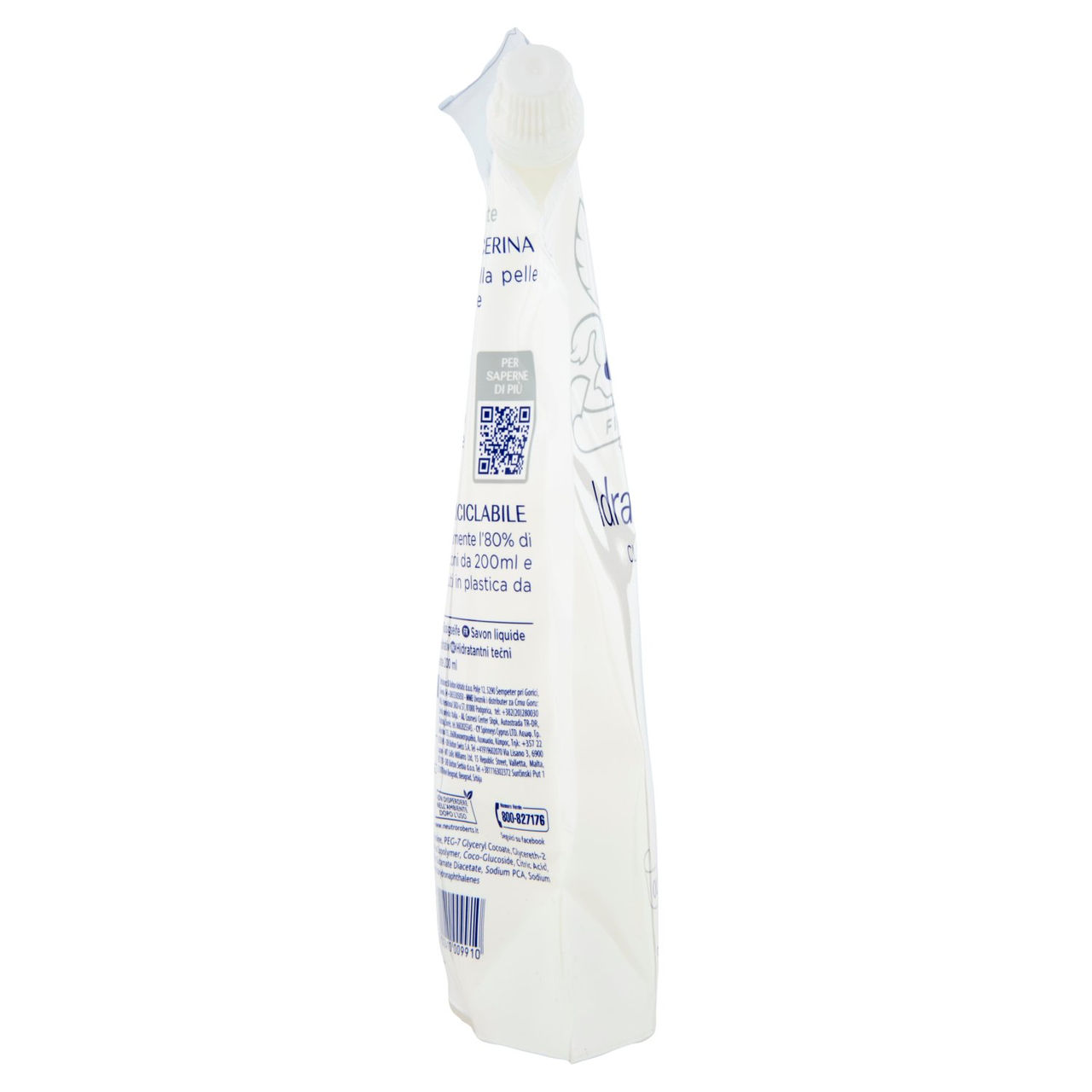 Neutro Roberts Idratante Classico Sapone Liquido Ecoricarica 400 ml
