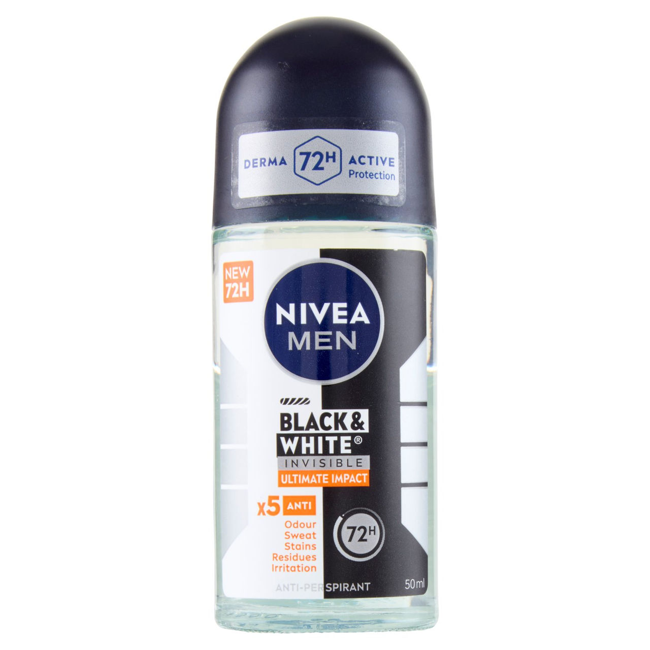 Nivea Men Black & White Invisible Ultimate Impact Anti-Perspirant 50 ml