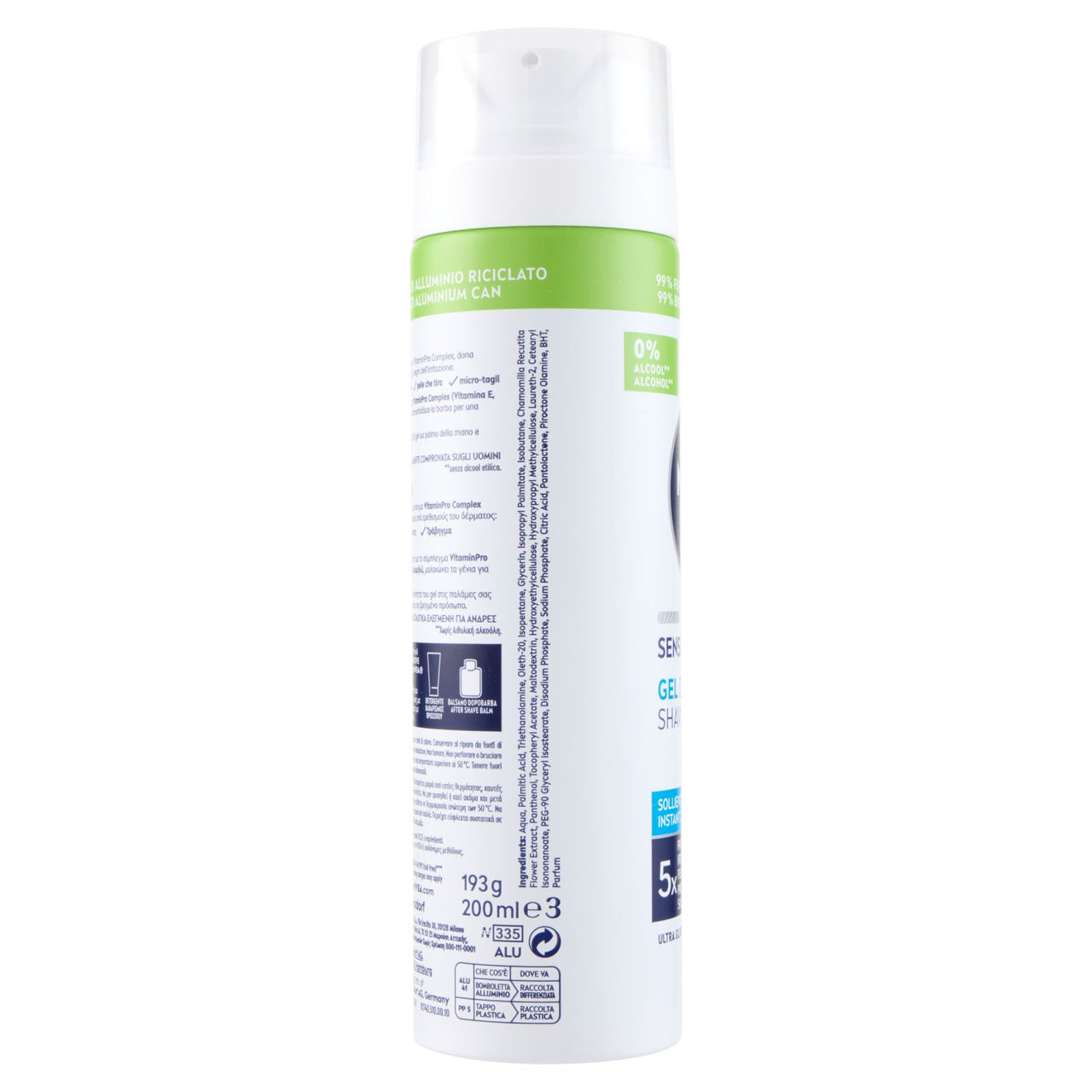 Nivea Men Sensitive Gel da Barba 200 ml