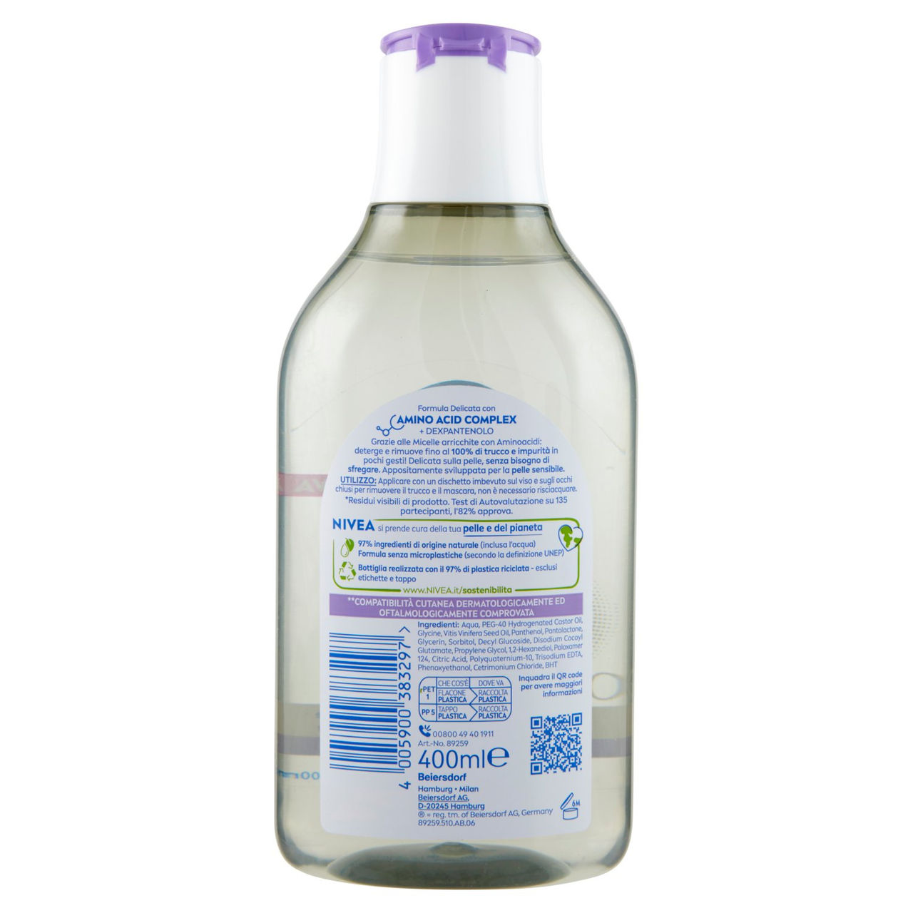 Nivea Acqua Micellare Extra-Delicata 400 ml