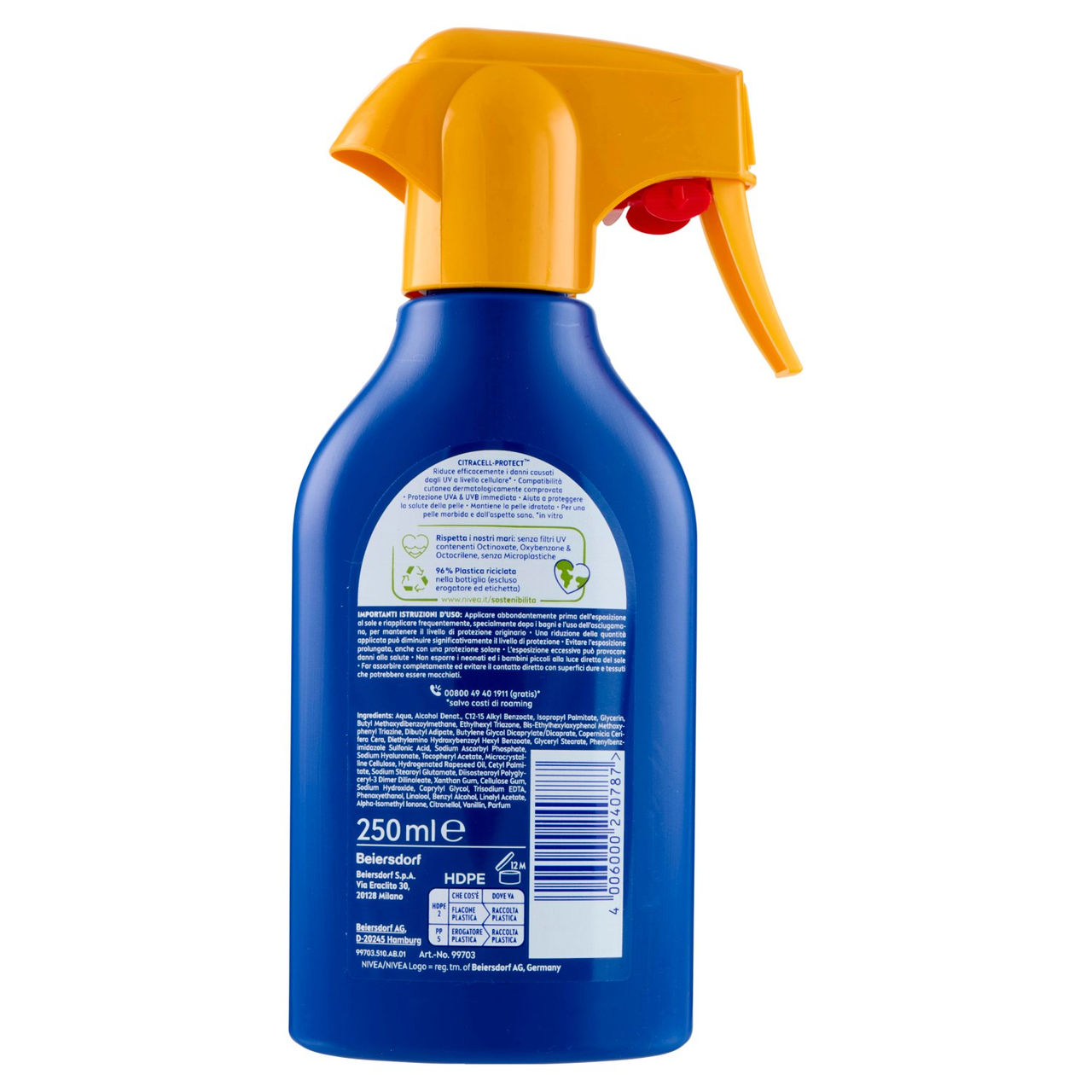 Nivea Sun protect & hydrate 50  Molto Alta 250 ml