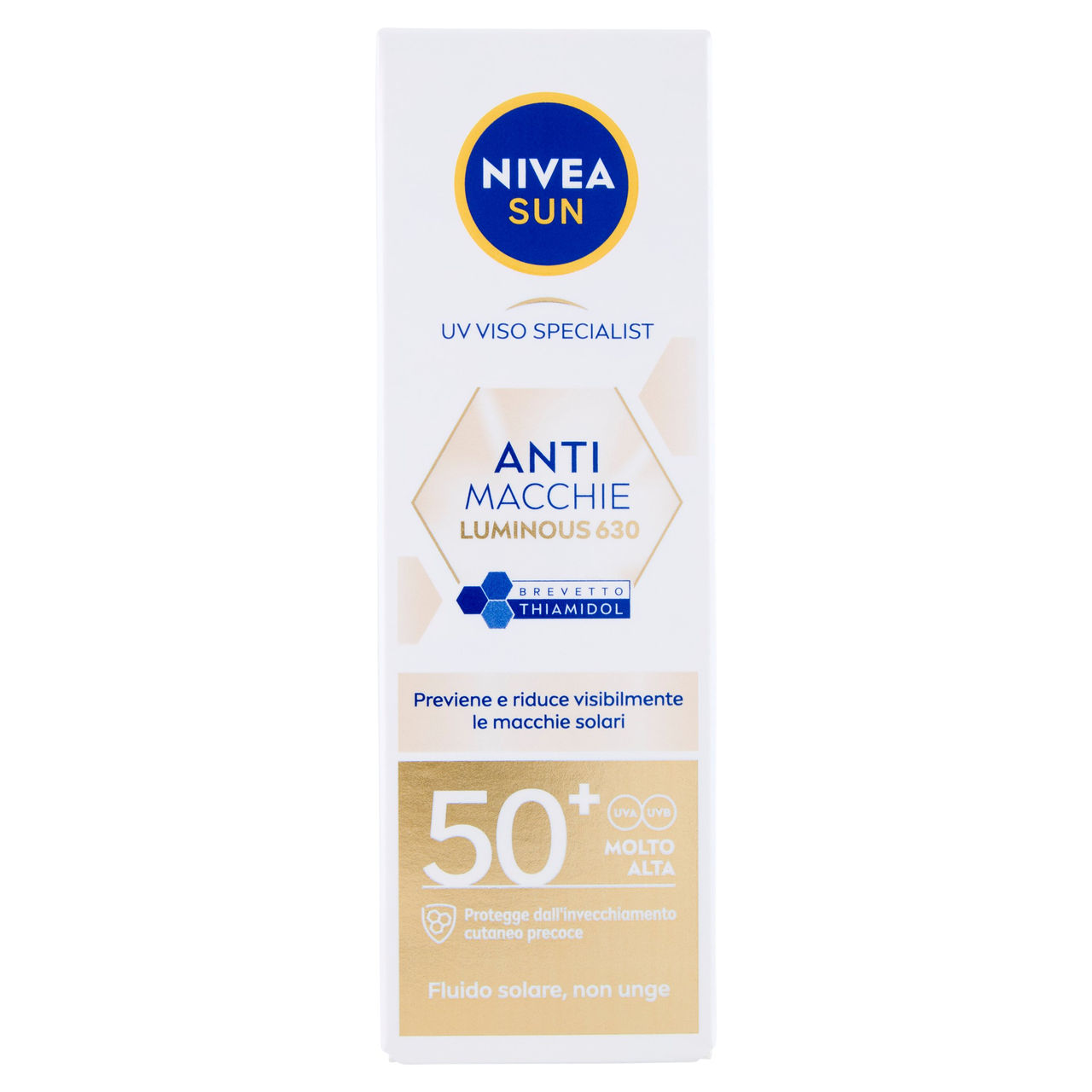 Nivea Sun UV Viso Specialist Anti Macchie Lumionous 630 50  Molto Alta Fluido solare 40 ml