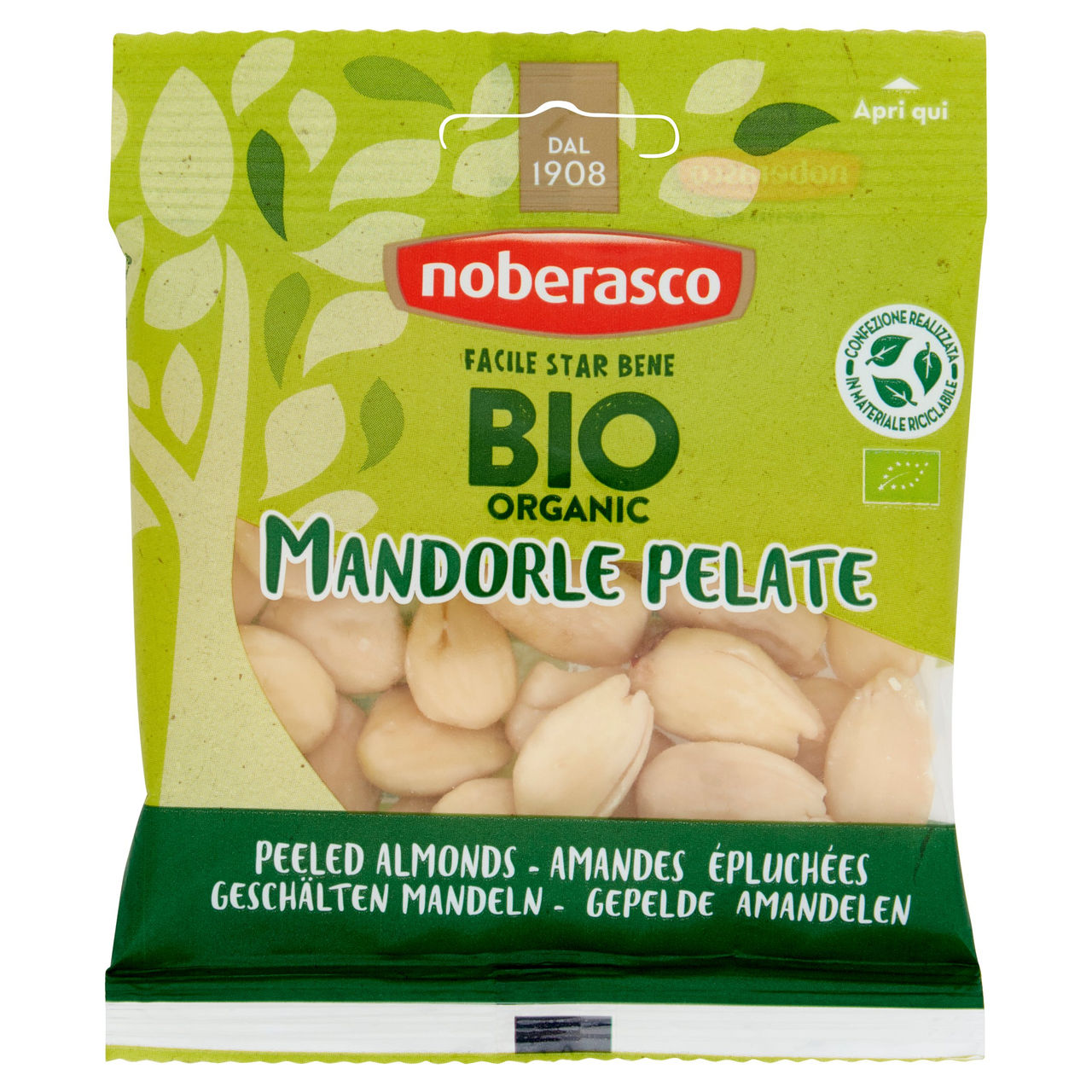 noberasco Bio Mandorle Pelate 40 g
