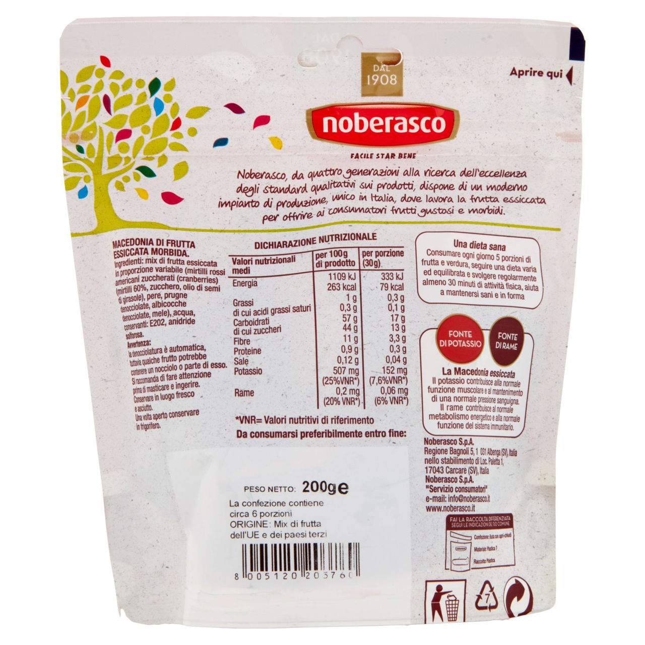 noberasco Viva la Macedonia 200 g