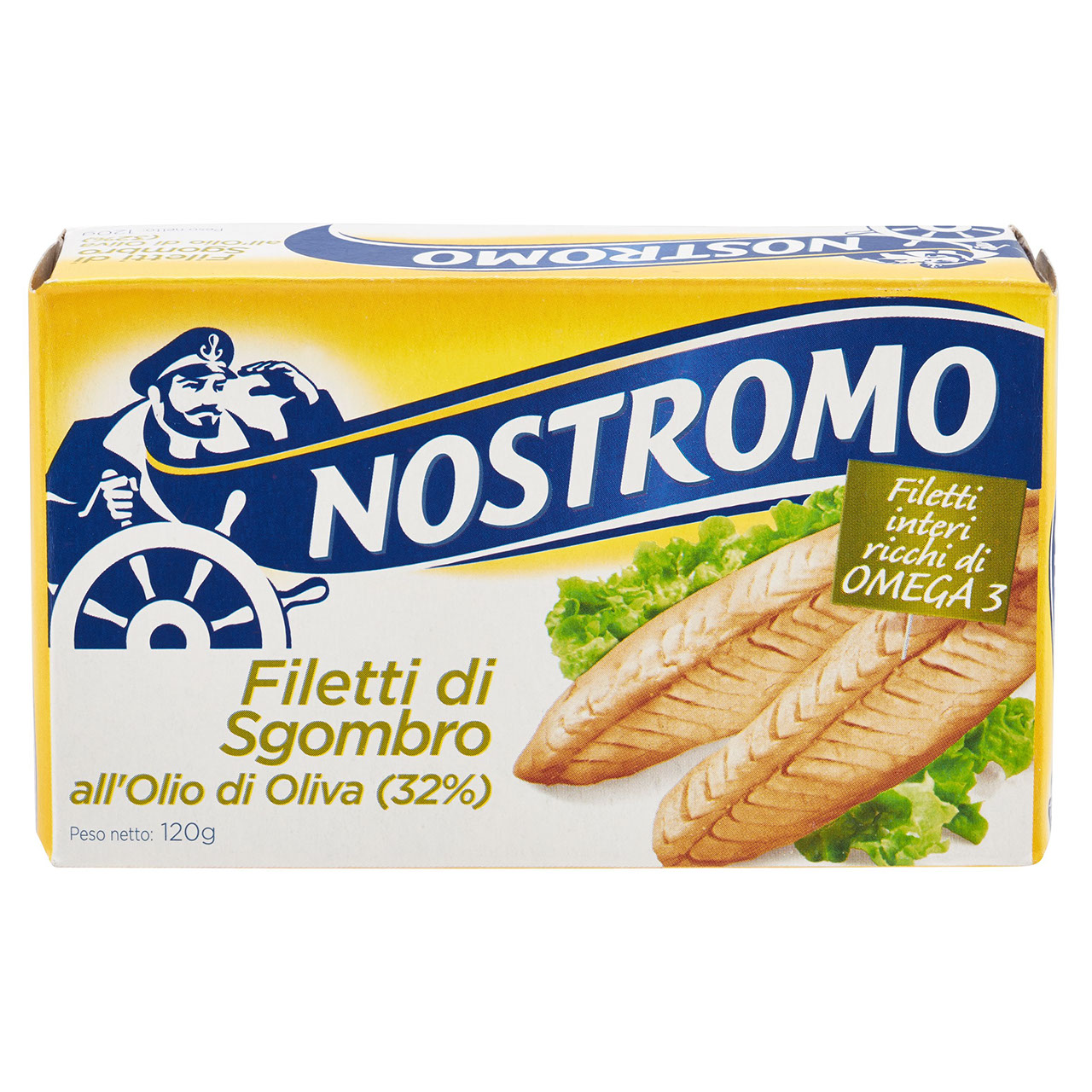 Nostromo Filetti di Sgombro all'Olio di Oliva (32%) 120 g
